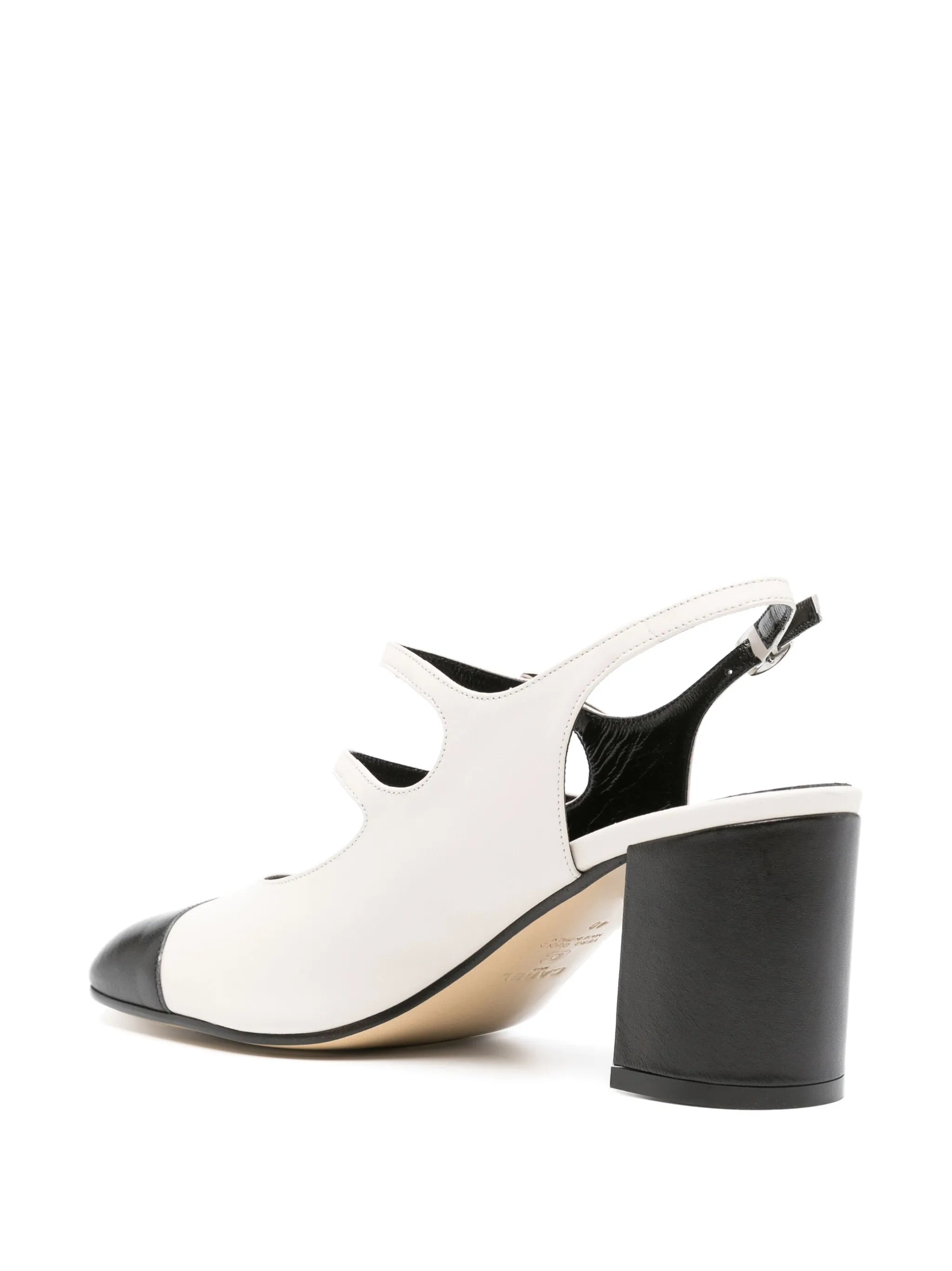 Peche 60mm leather pumps