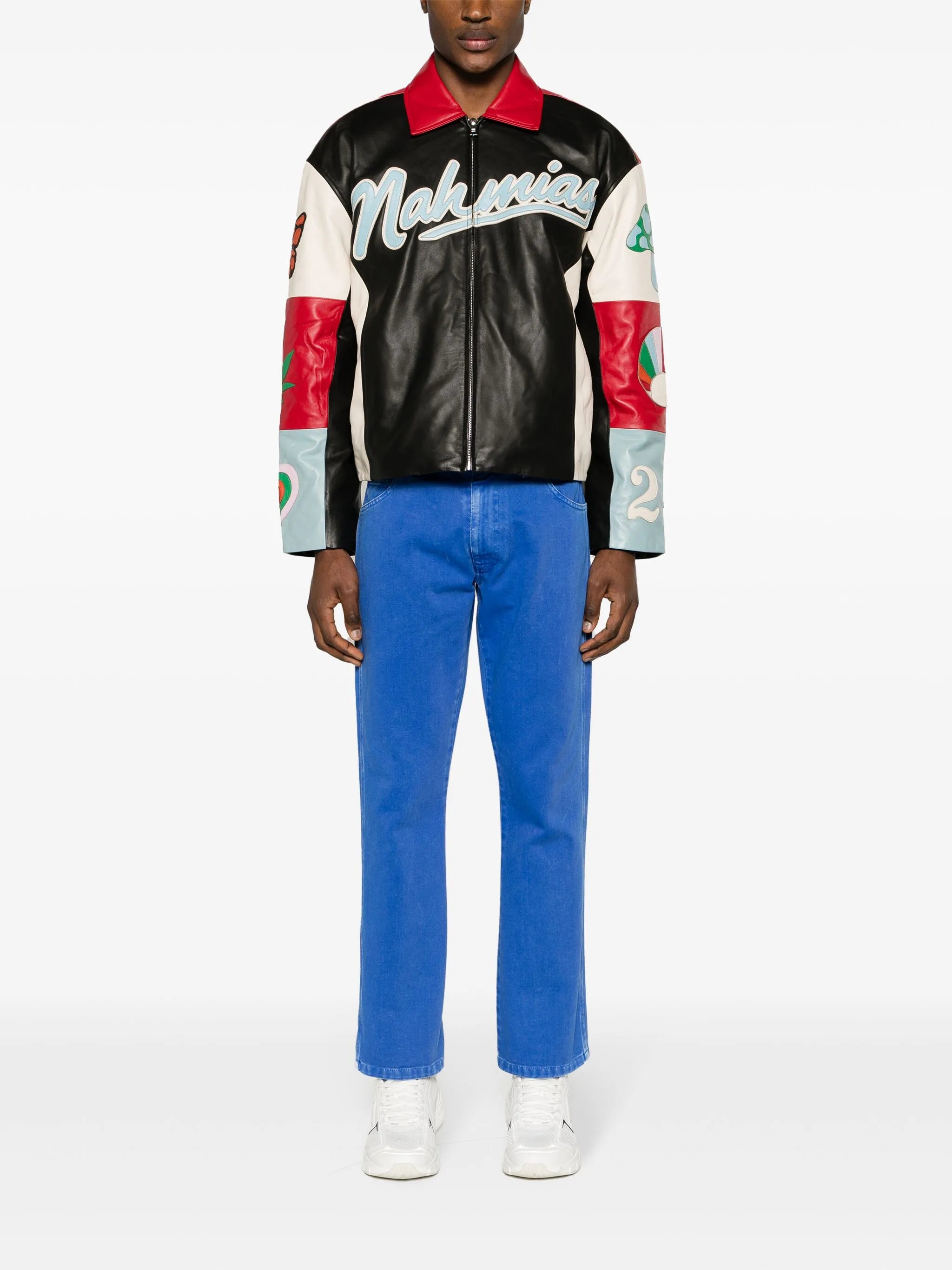 Moto leather jacket