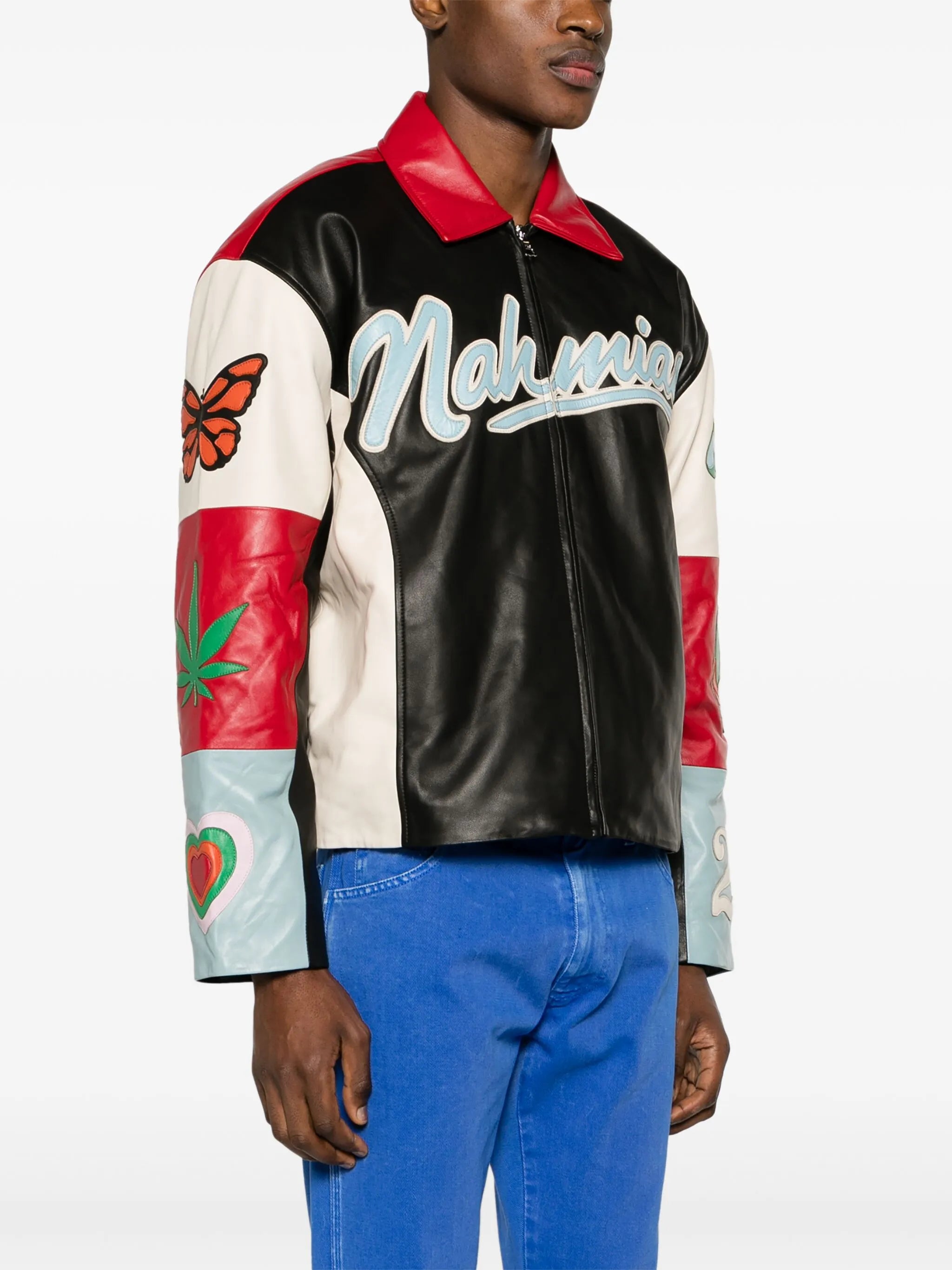 Moto leather jacket