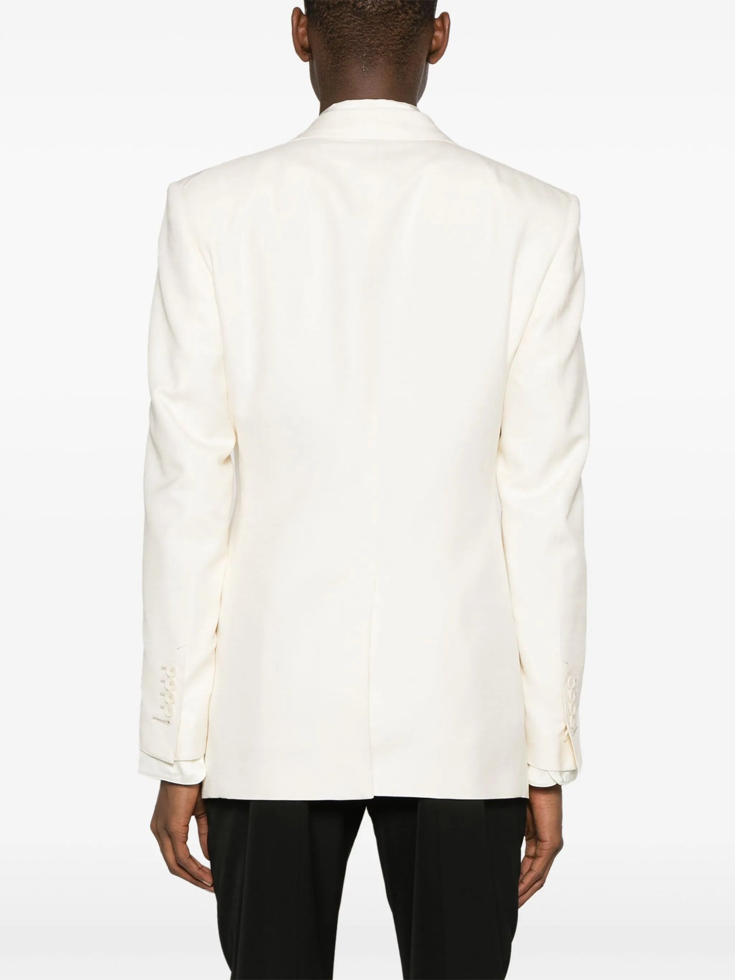 Atticus double-breasted silk blazer