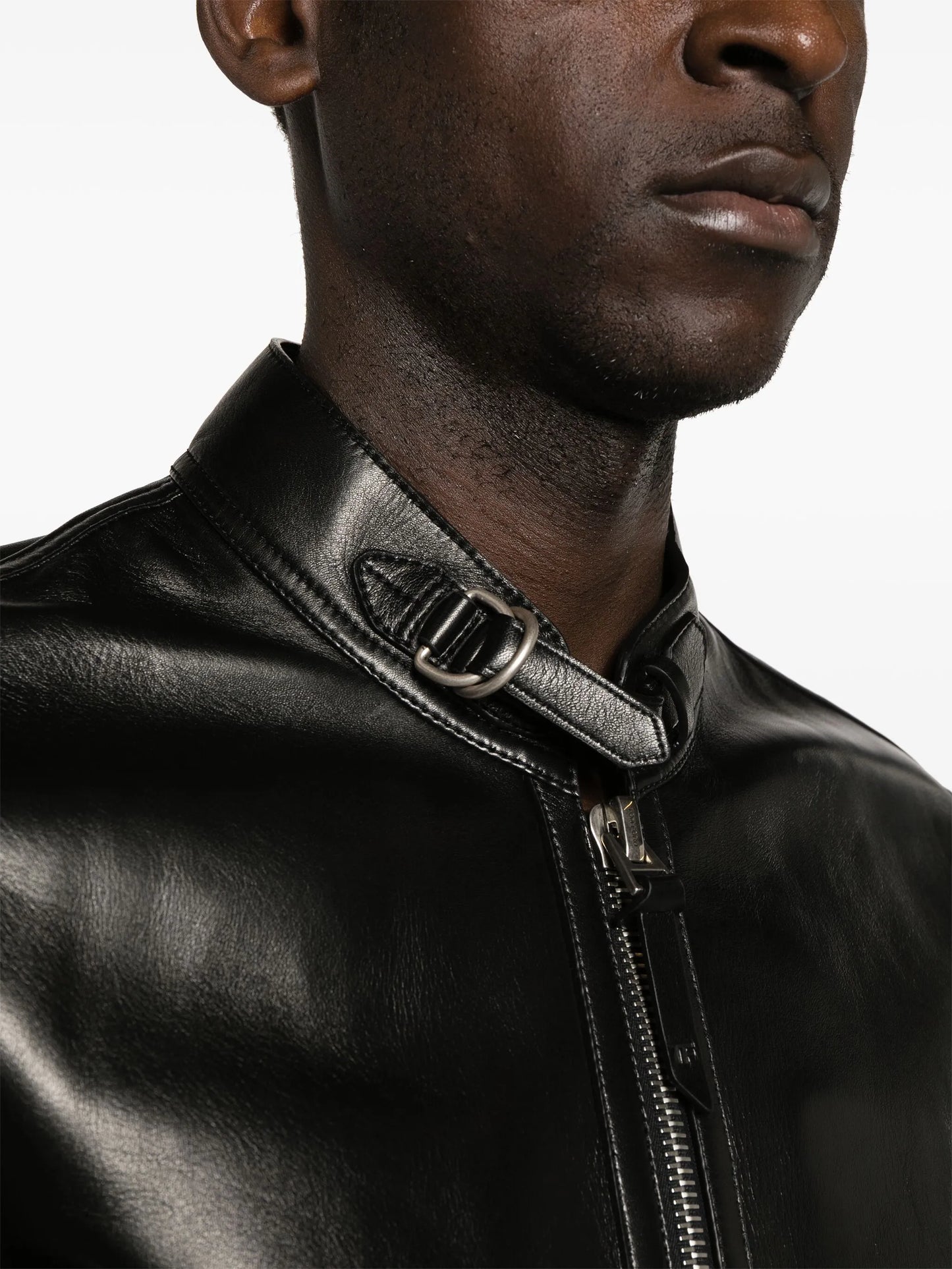 Café Racer leather biker jacket