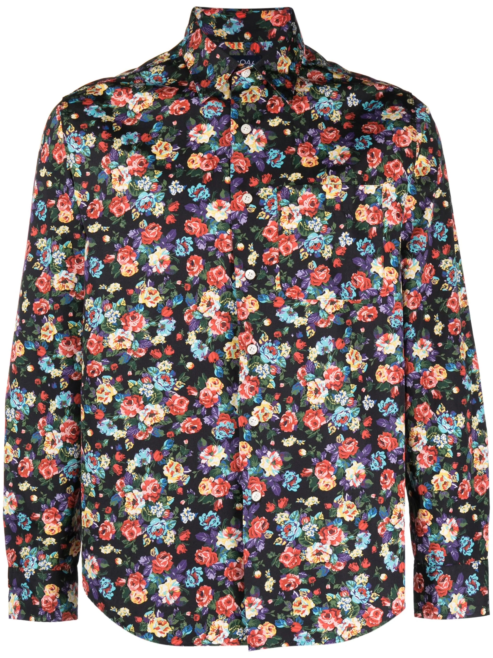 x The Cure floral-print cotton shirt
