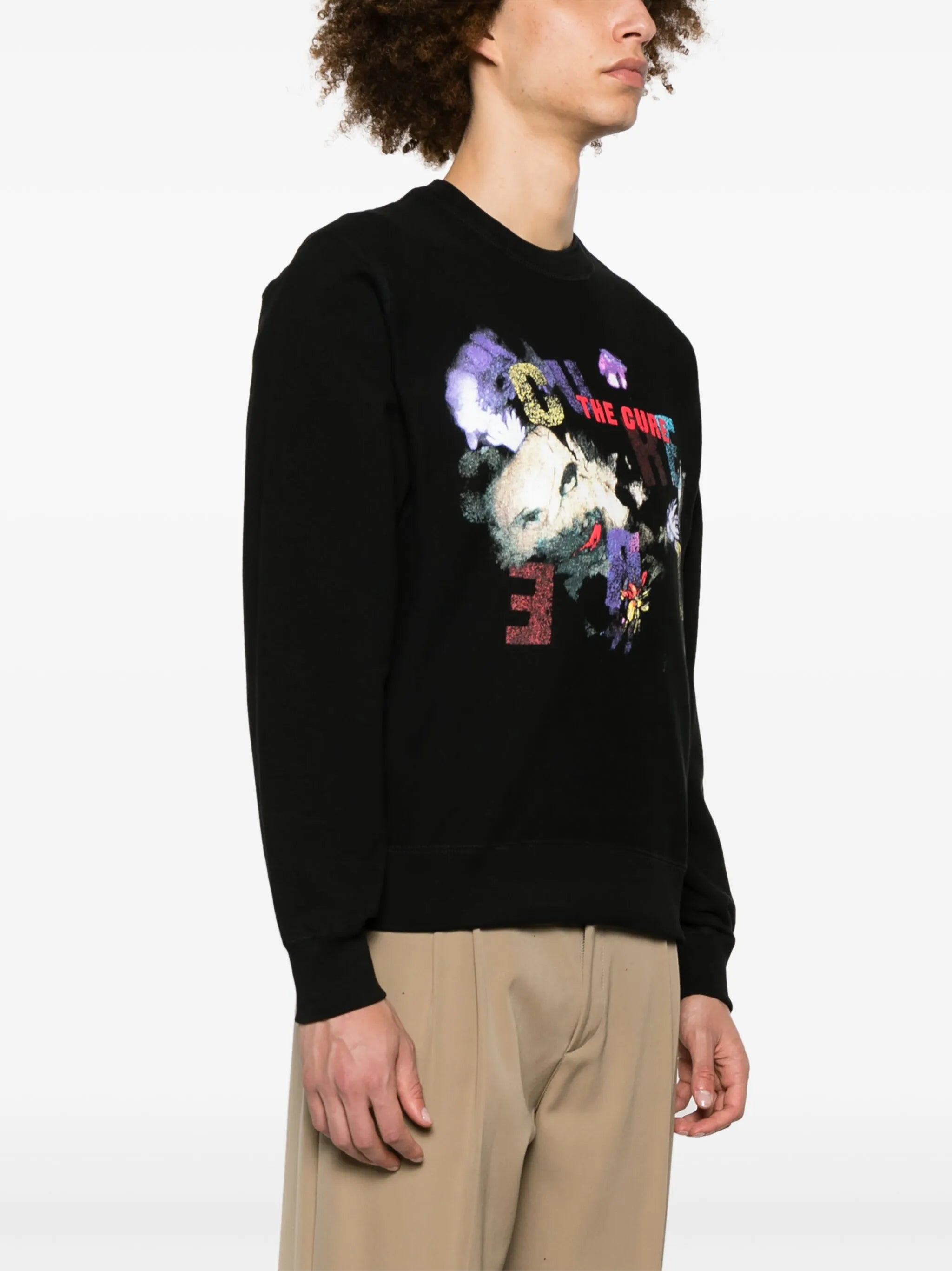 x The Cure graphic-print cotton sweatshirt