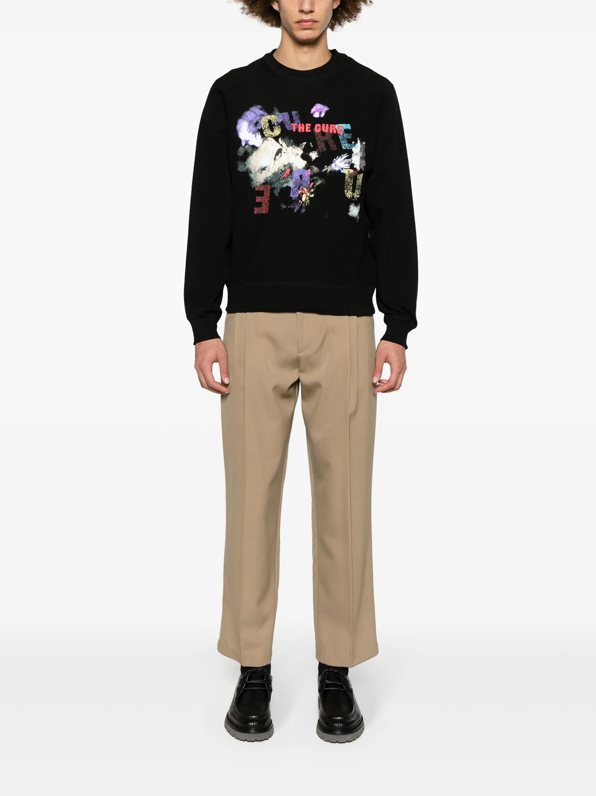x The Cure graphic-print cotton sweatshirt