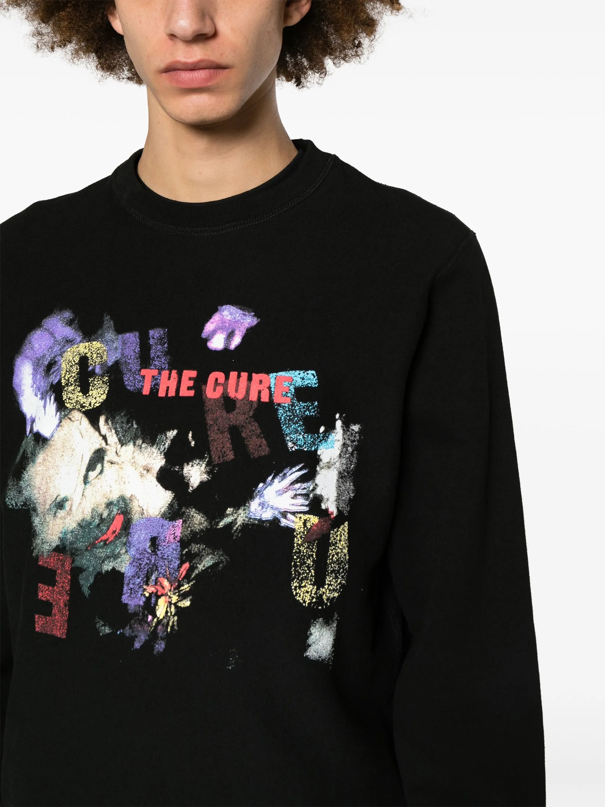 x The Cure graphic-print cotton sweatshirt