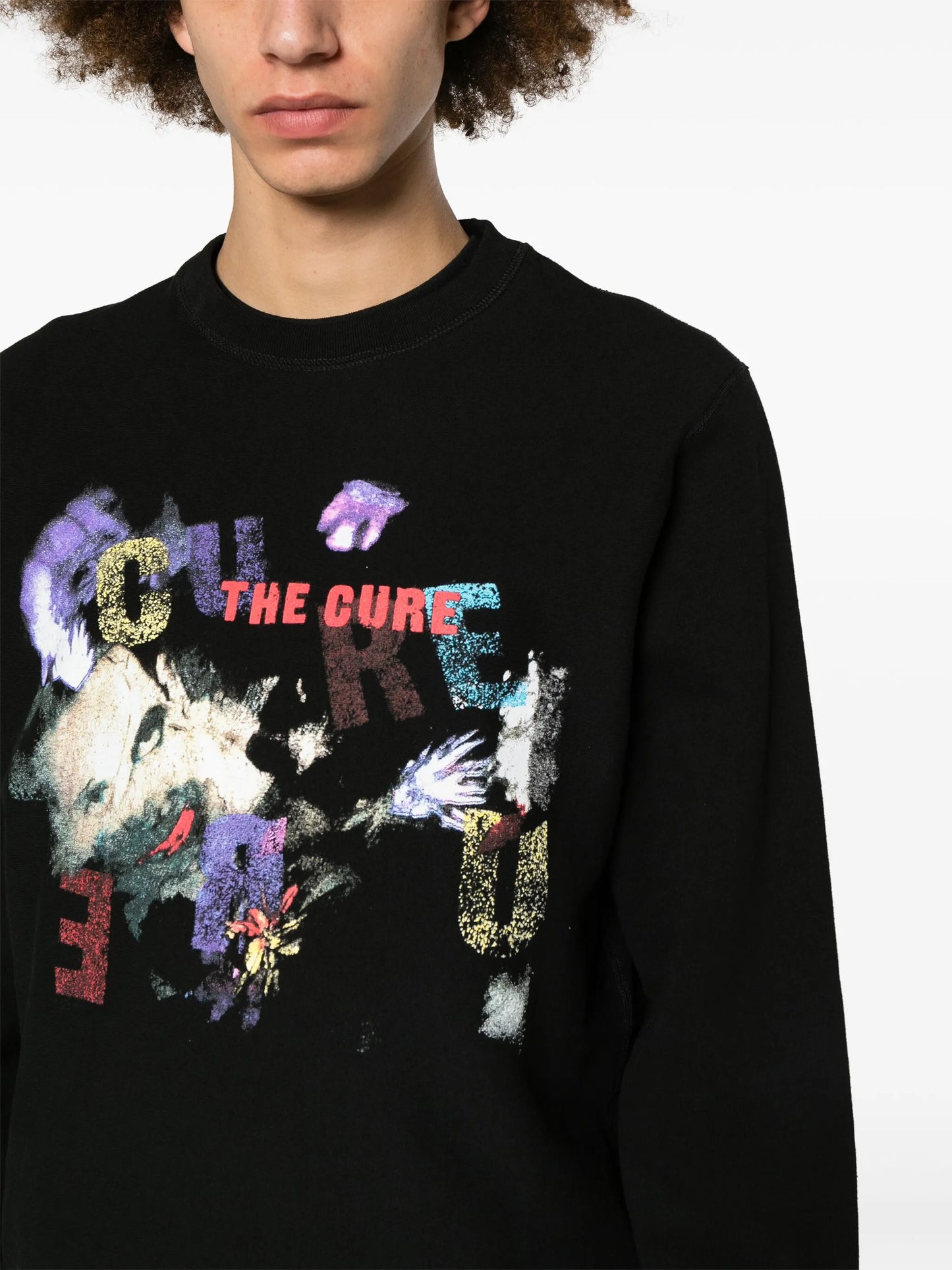 x The Cure graphic-print cotton sweatshirt