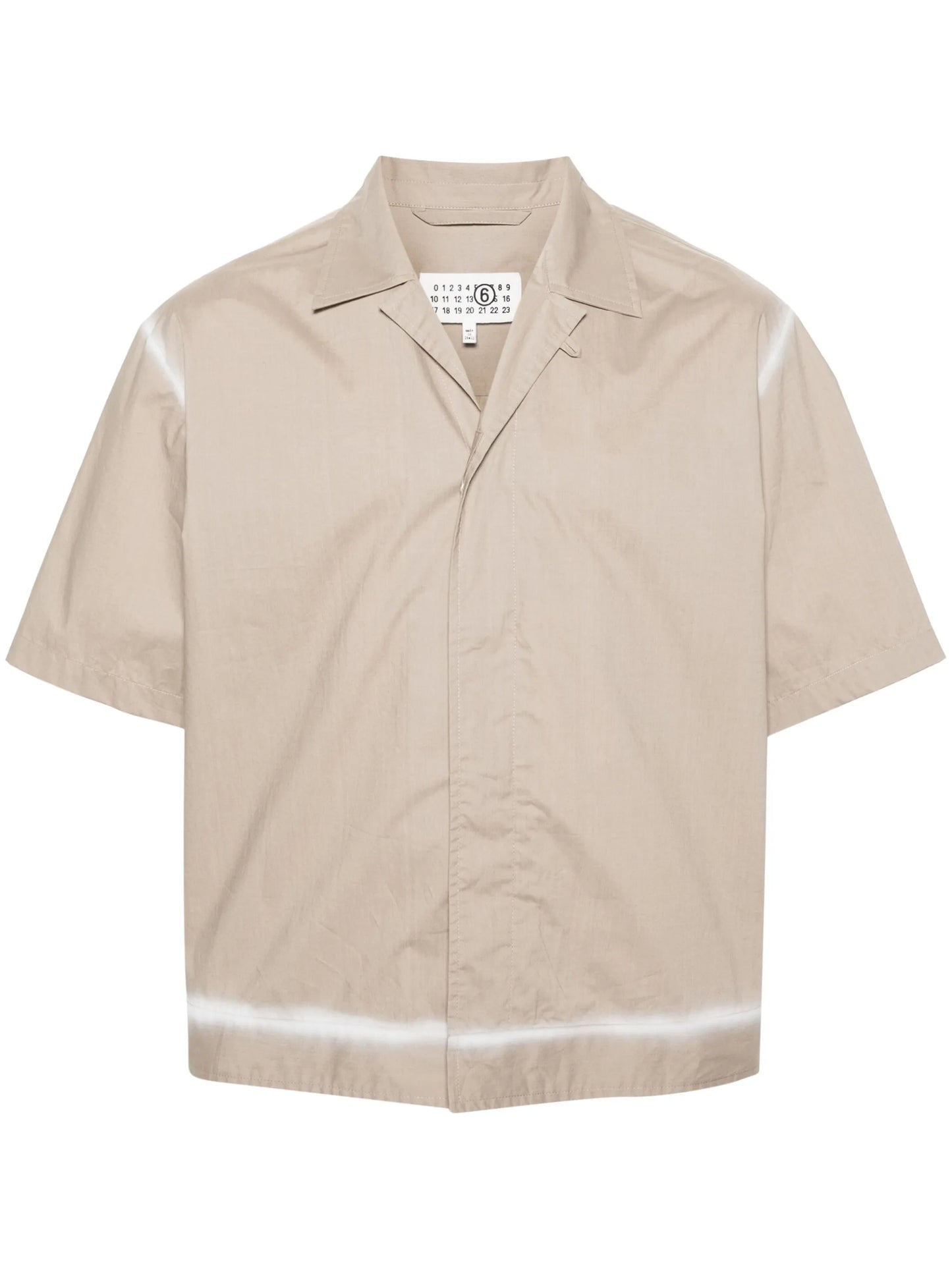 acid-wash cotton shirt