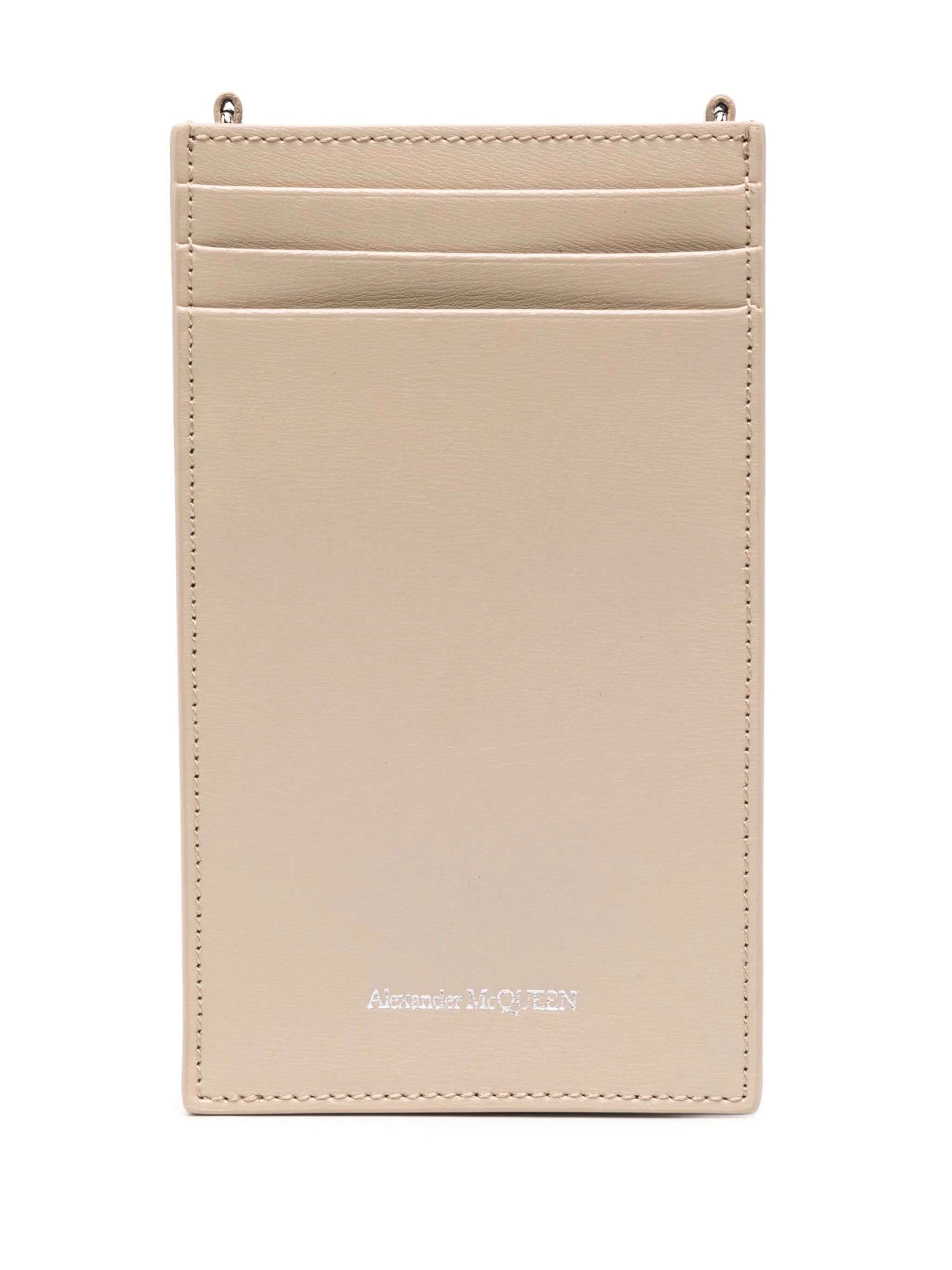 Skull leather phone bag