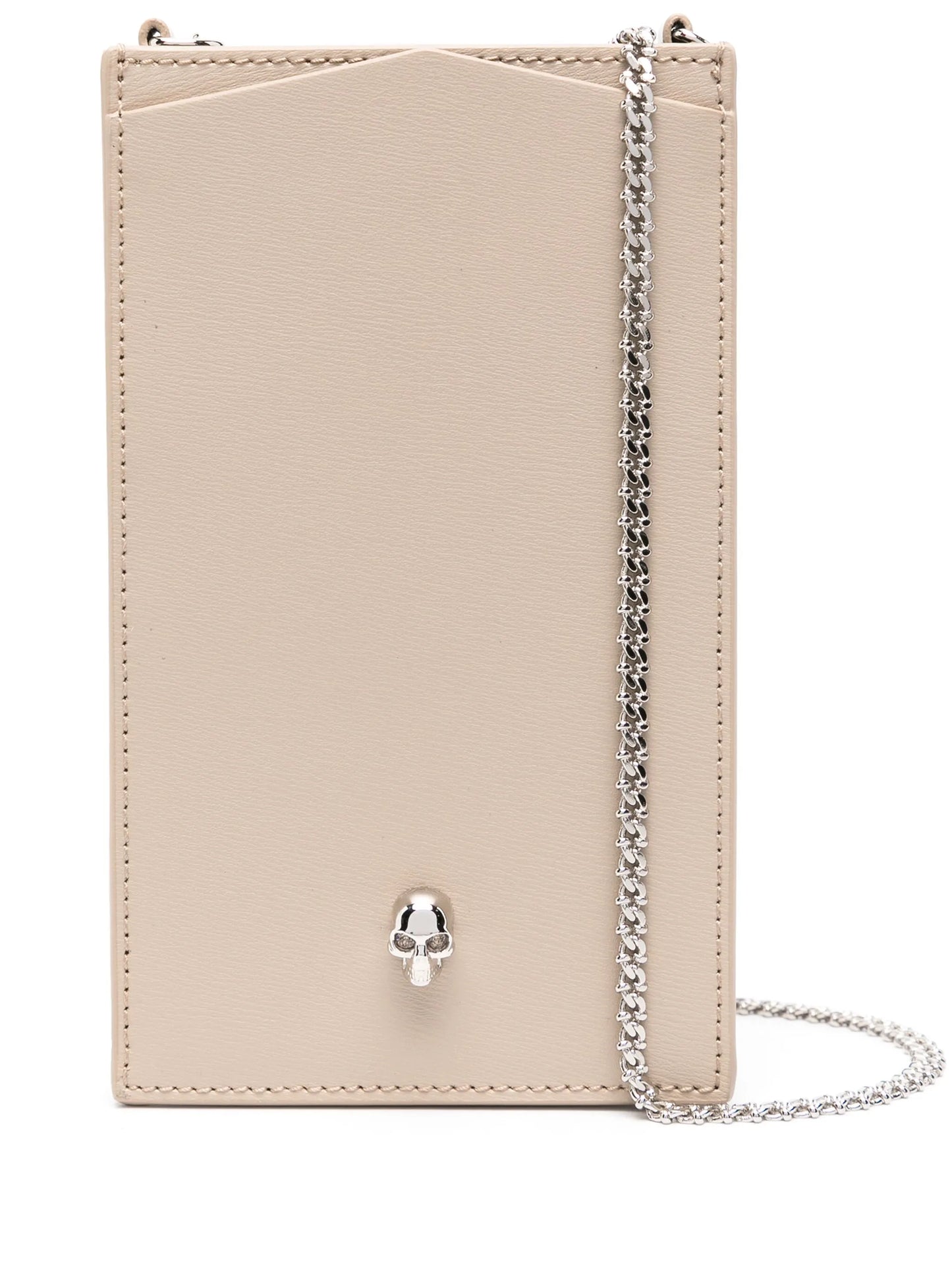 Skull leather phone bag