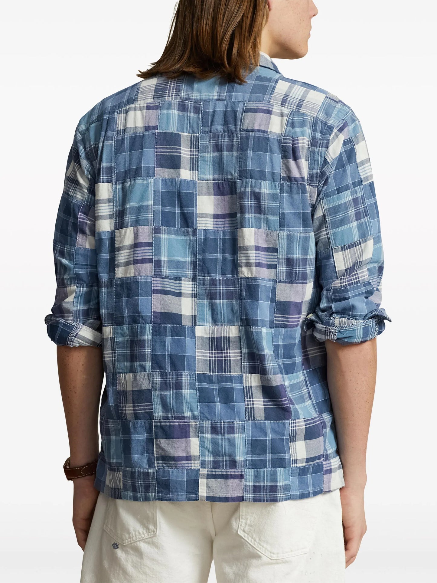 patchwork cotton shirt