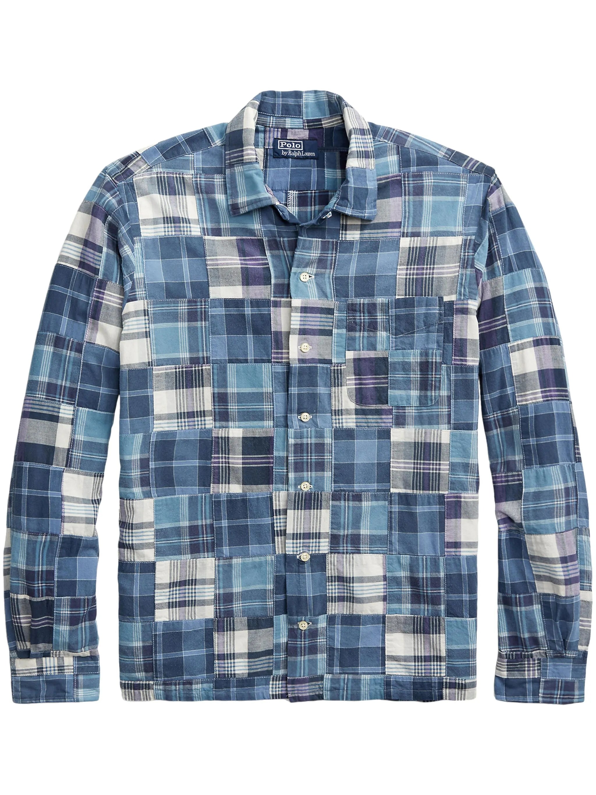 patchwork cotton shirt