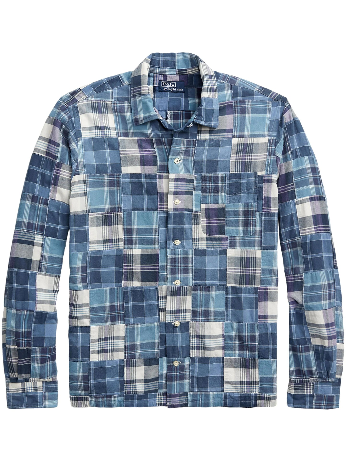 patchwork cotton shirt