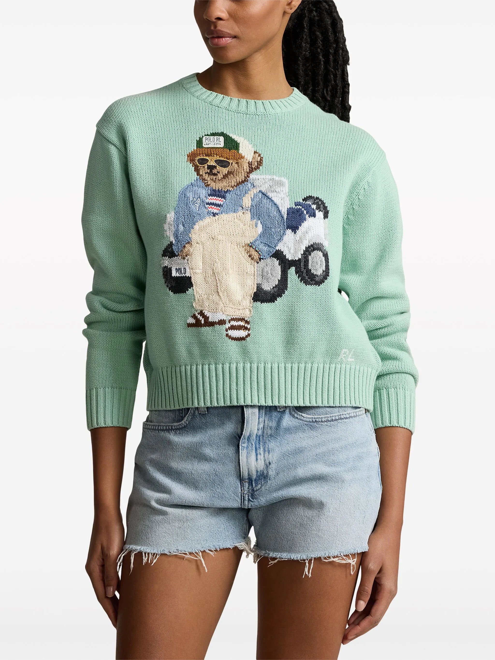 Polo Bear Cadet jacquard cotton jumper