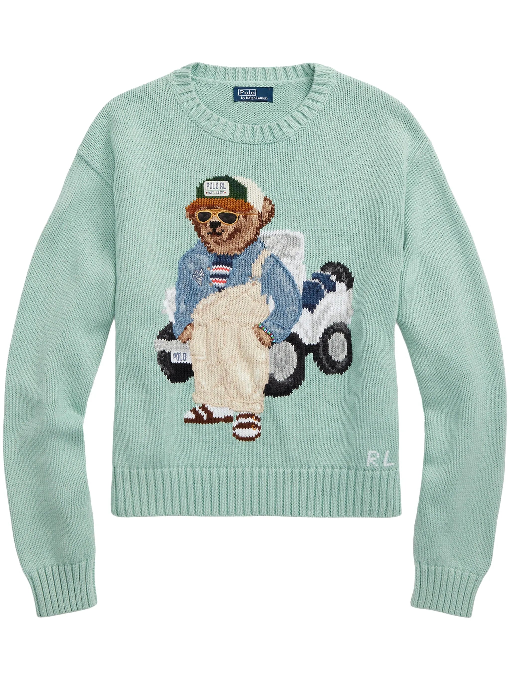 Polo Bear Cadet jacquard cotton jumper