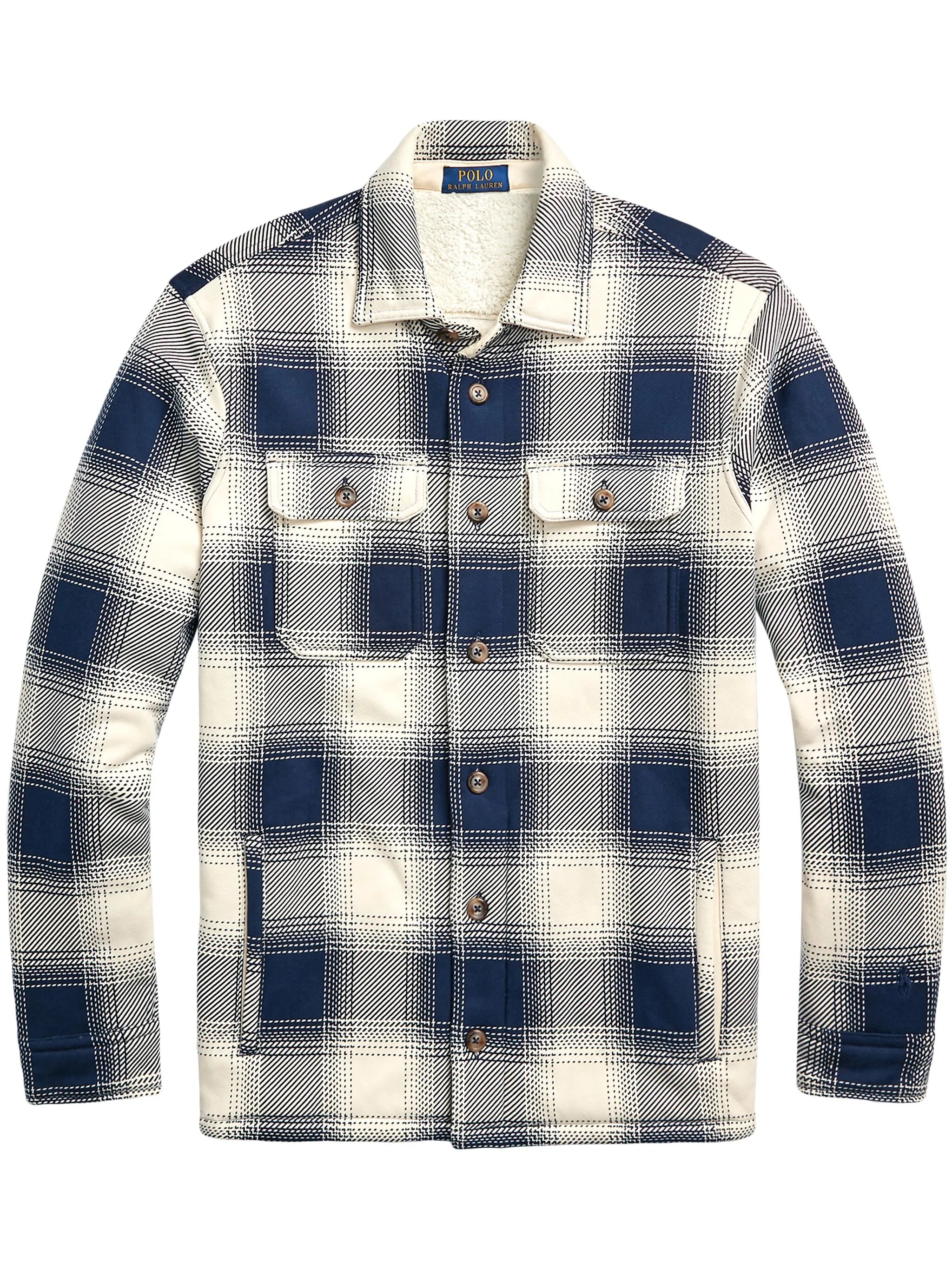 check-pattern cotton shirt