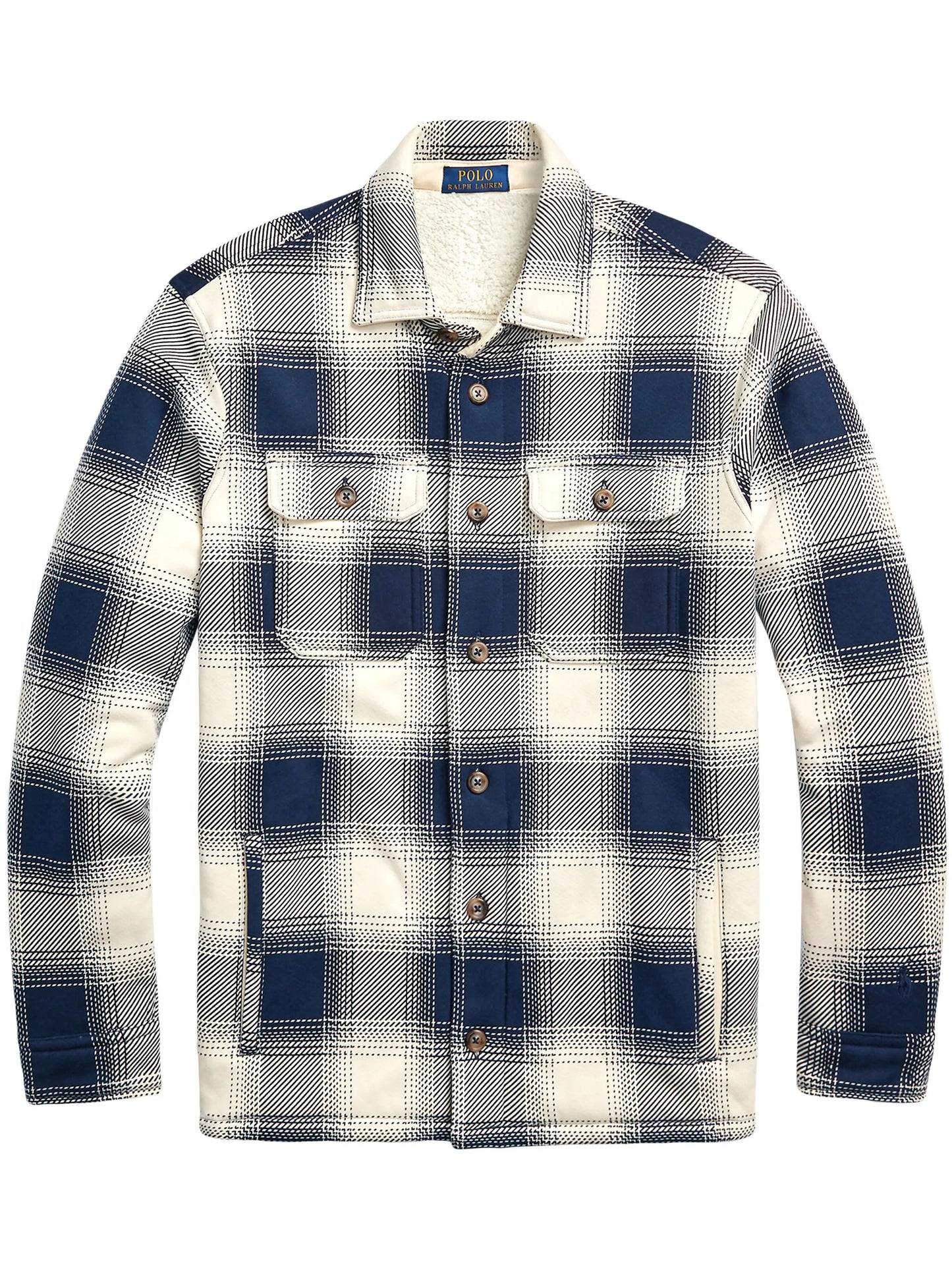 check-pattern cotton shirt