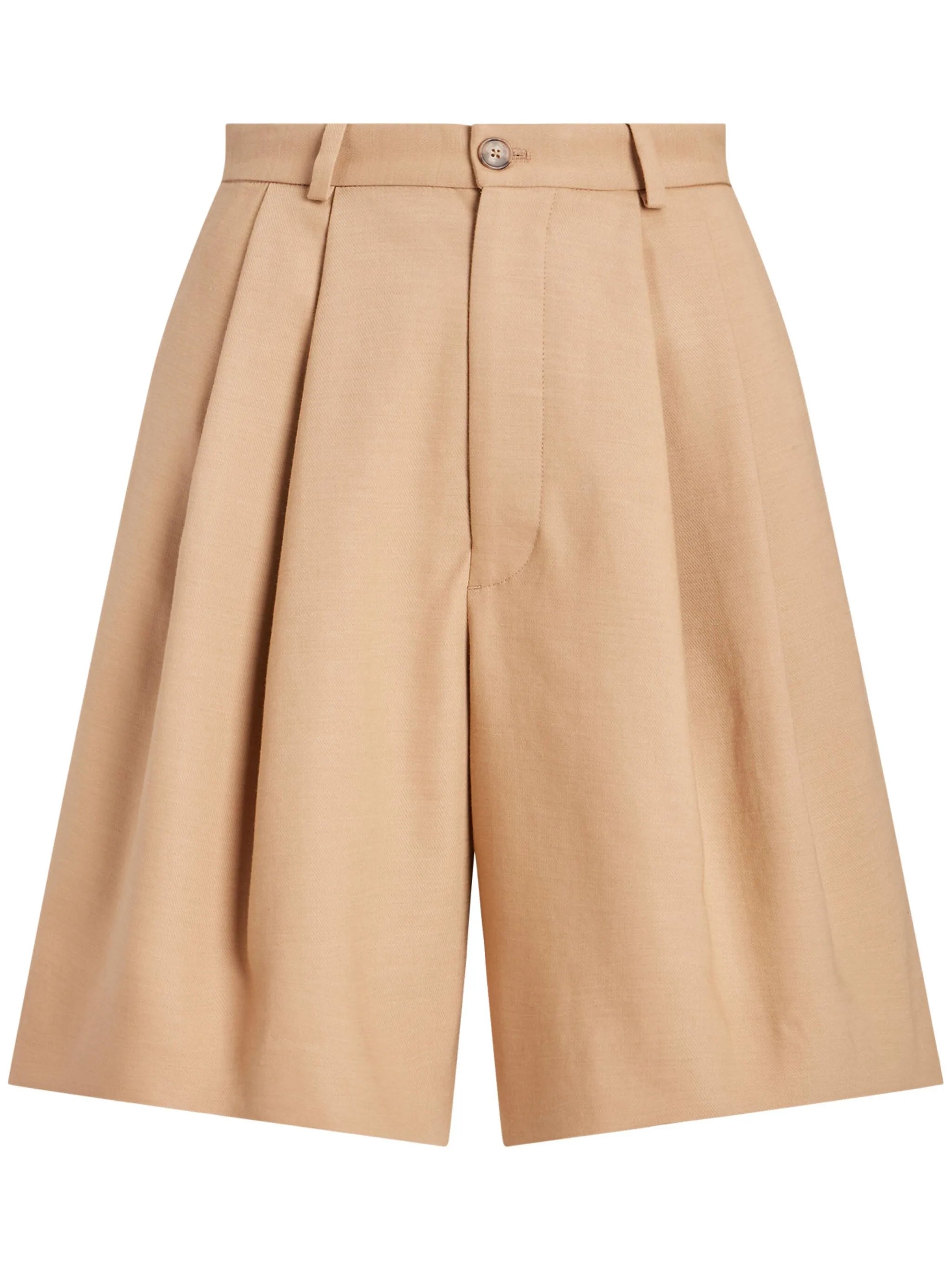 pleat-detailed tailored shorts