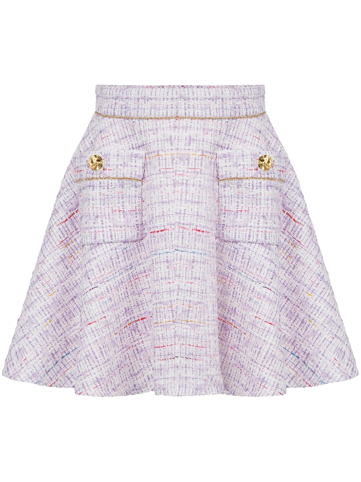 tweed skater miniskirt
