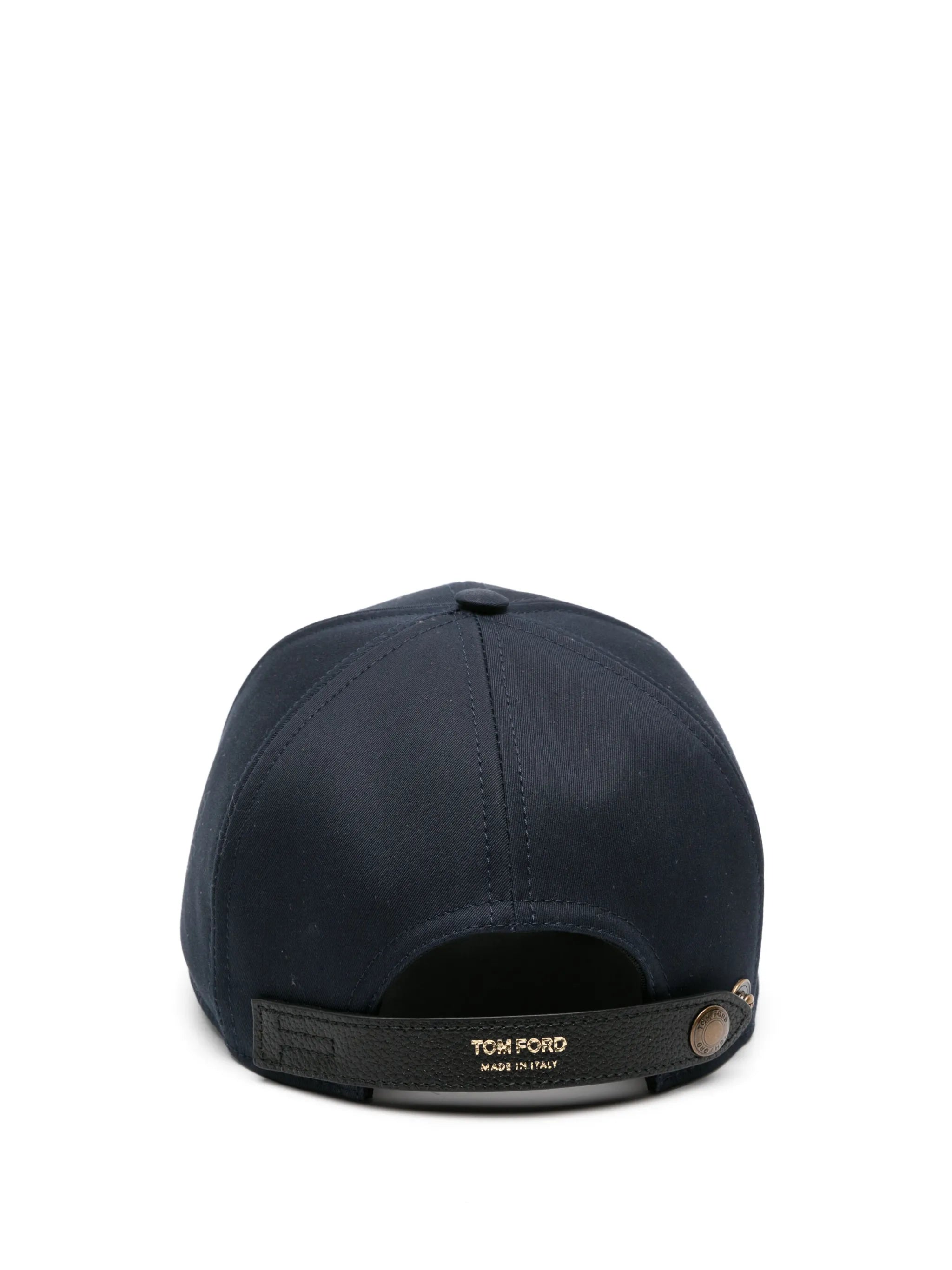 logo-embroidered cotton cap