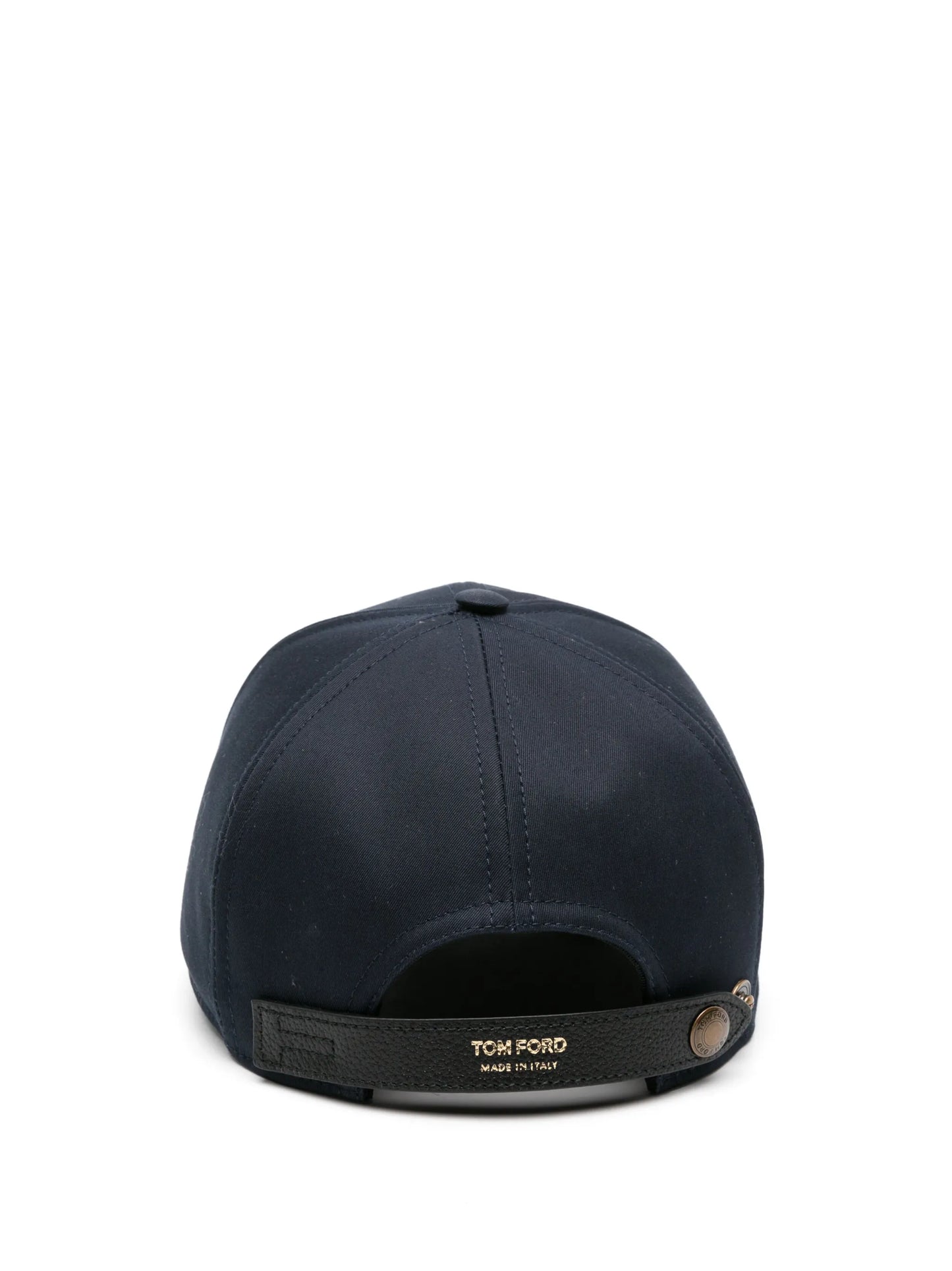 logo-embroidered cotton cap
