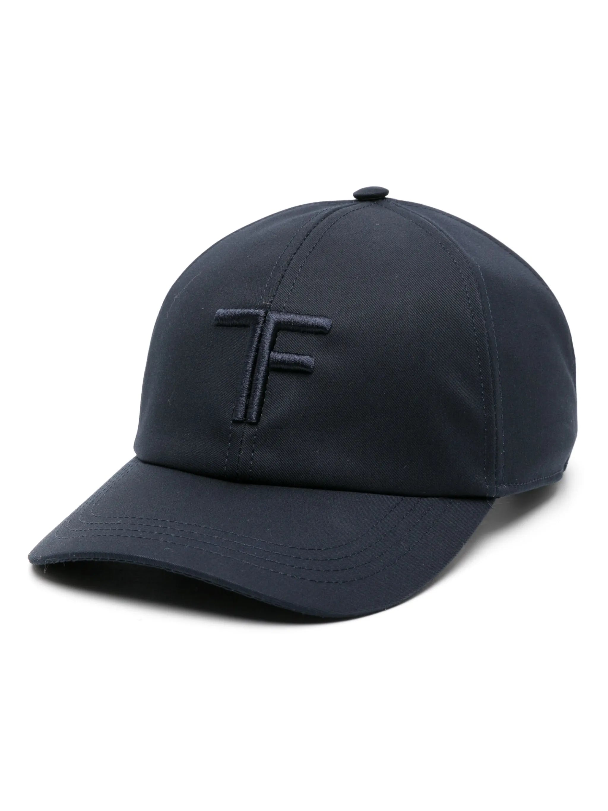 logo-embroidered cotton cap