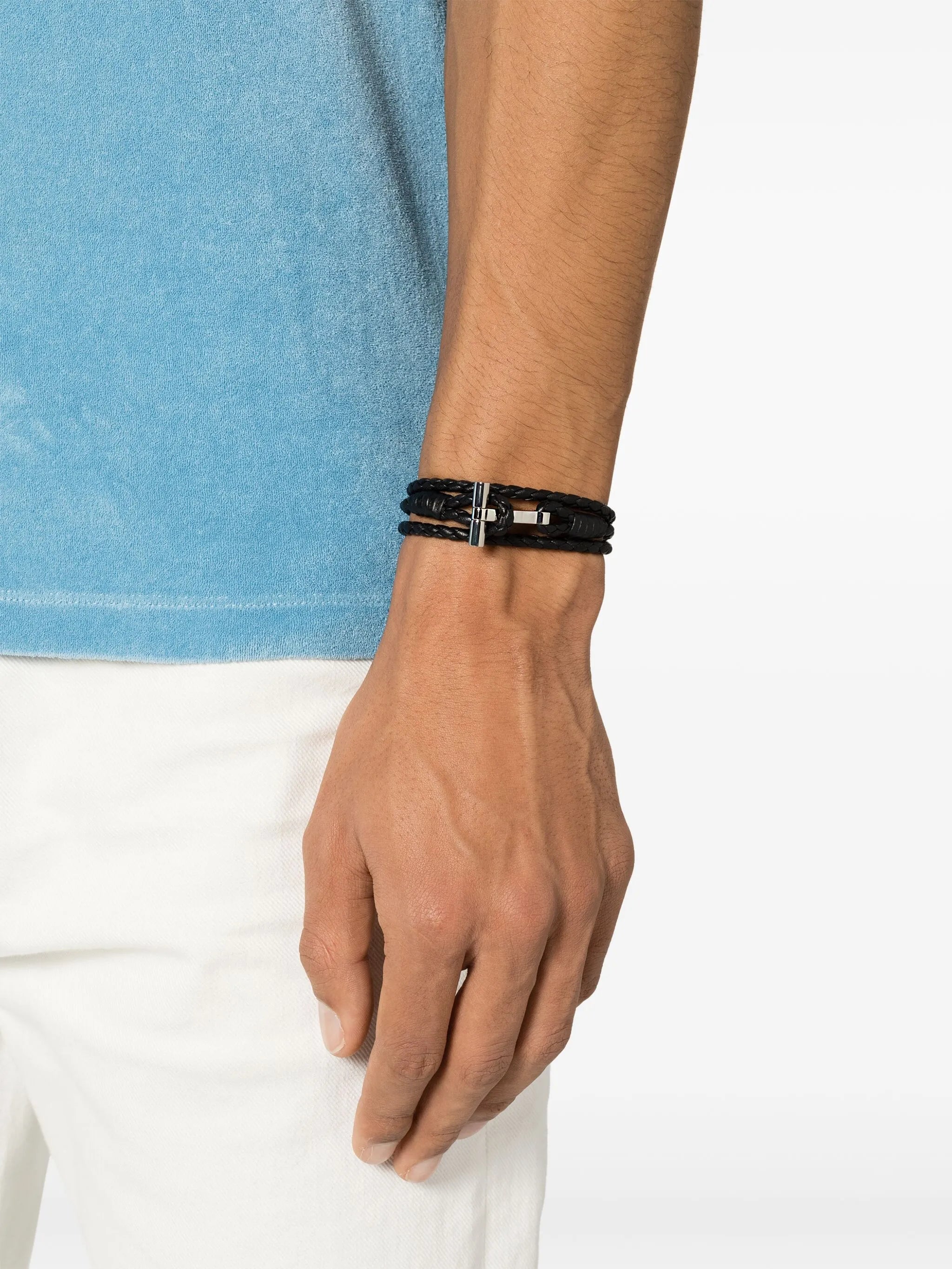 braided leather bracelet