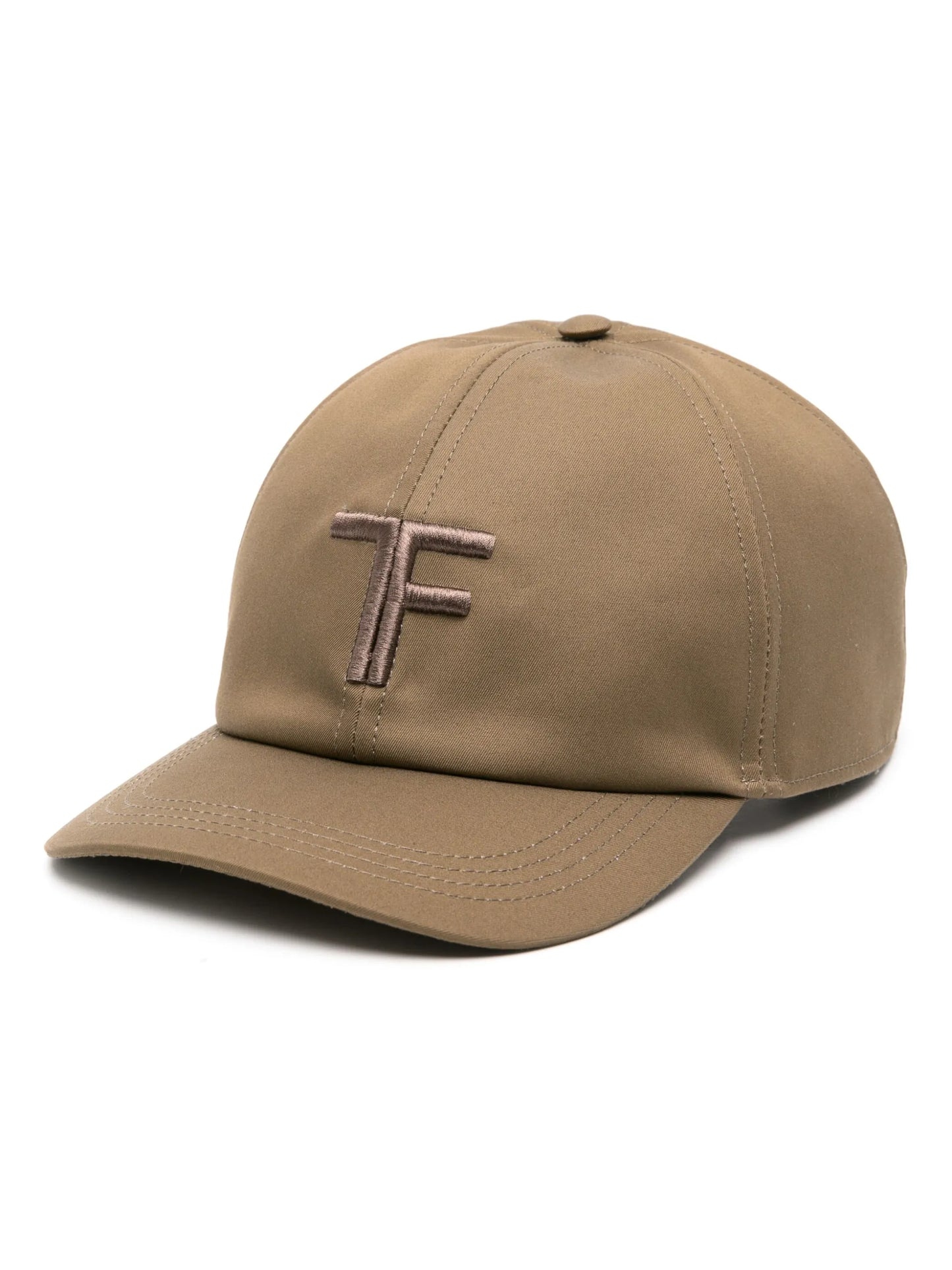 logo-embroidered cotton cap