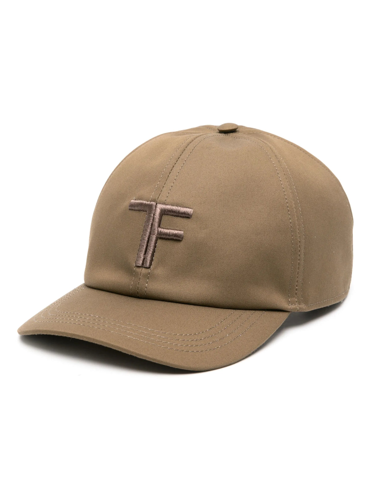 logo-embroidered cotton cap