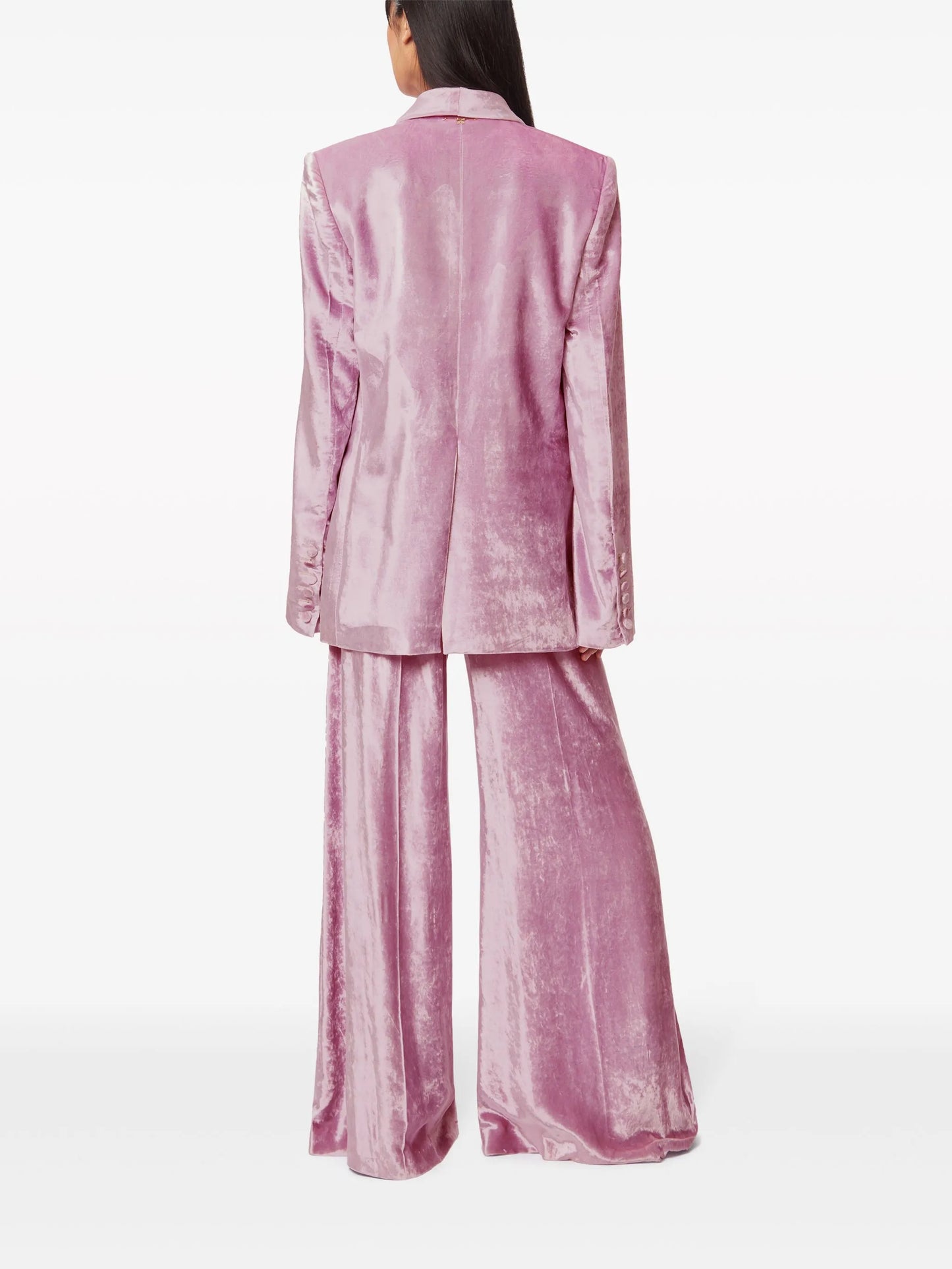velvet palazzo trousers