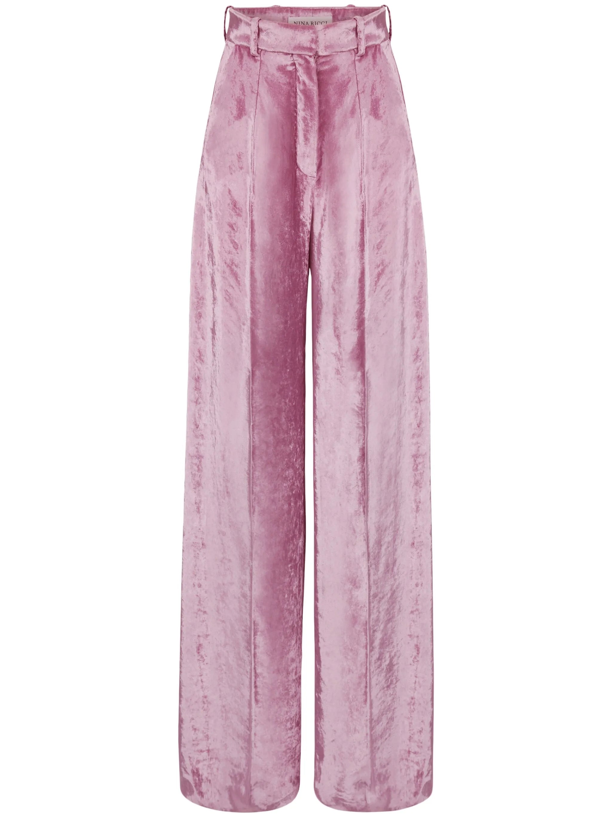 velvet palazzo trousers