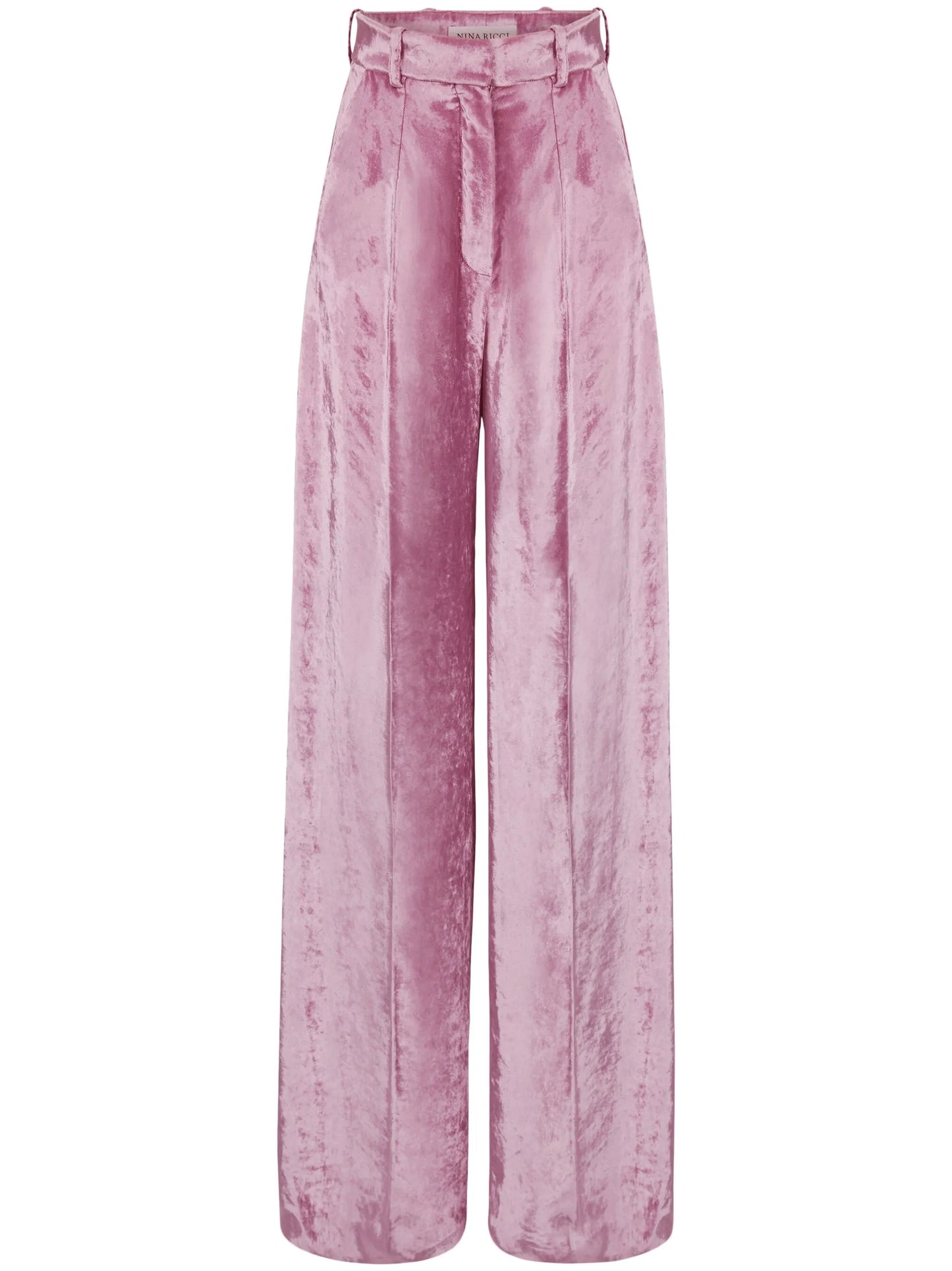 velvet palazzo trousers
