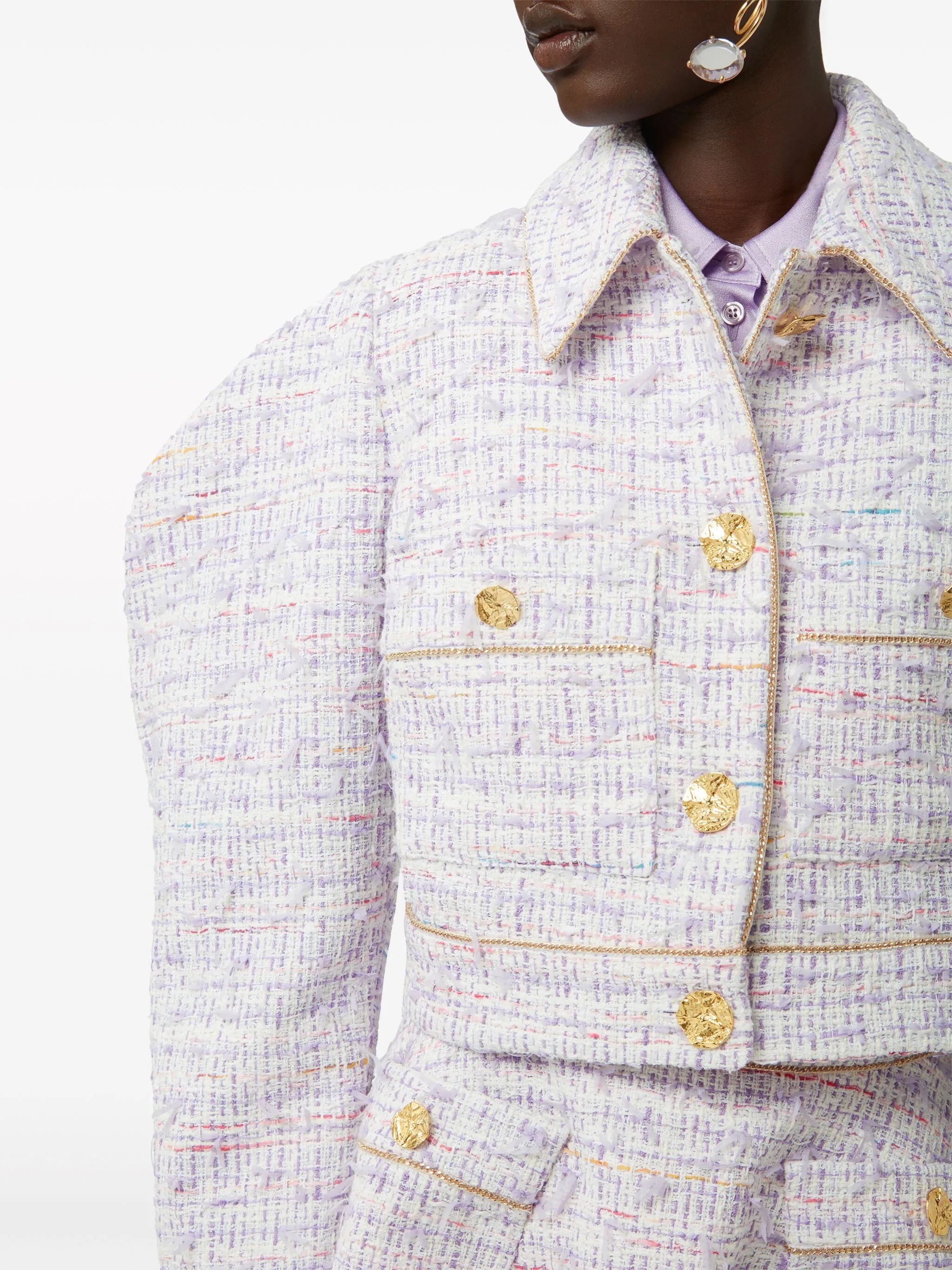 tweed cocoon jacket