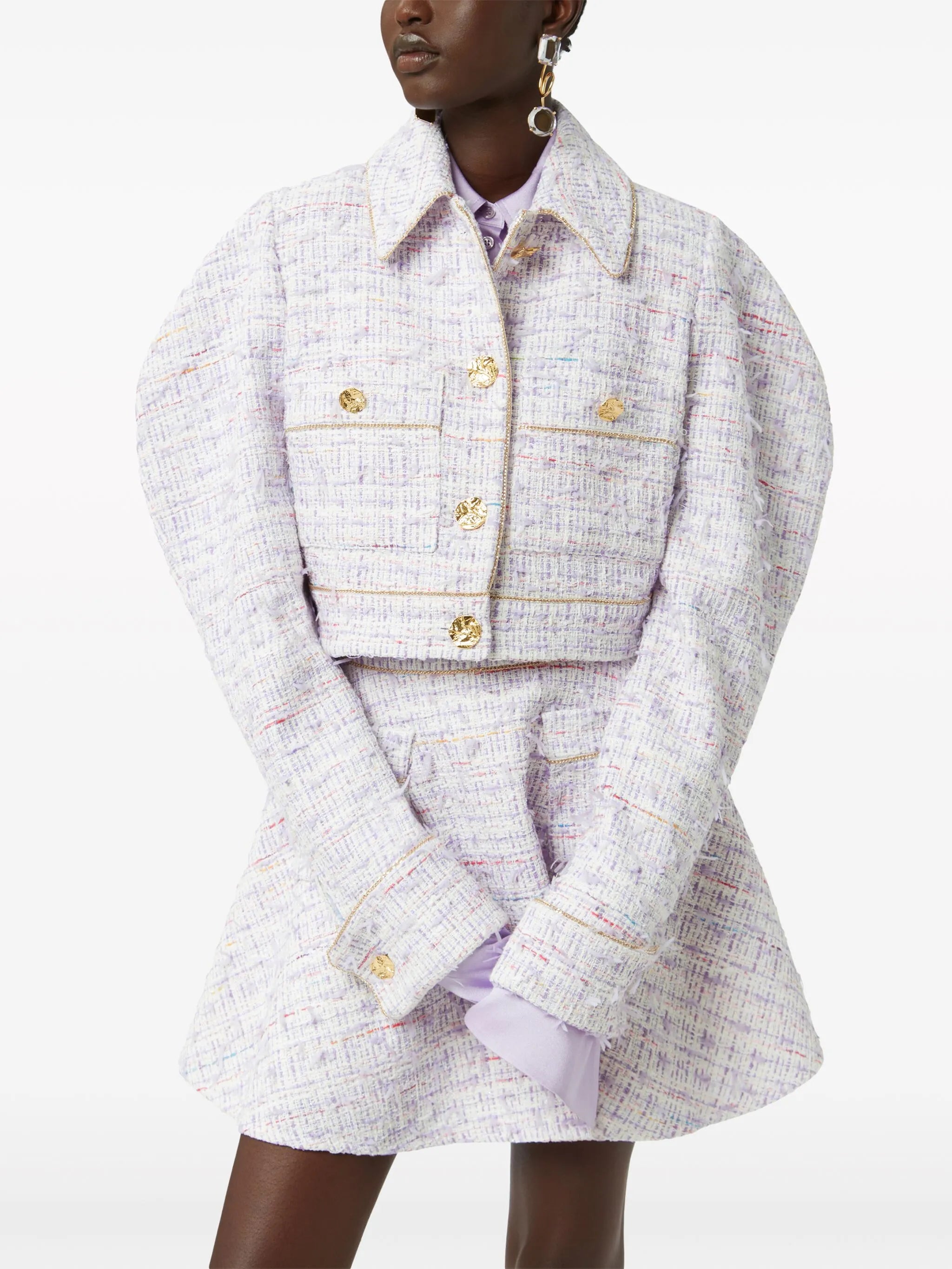 tweed cocoon jacket