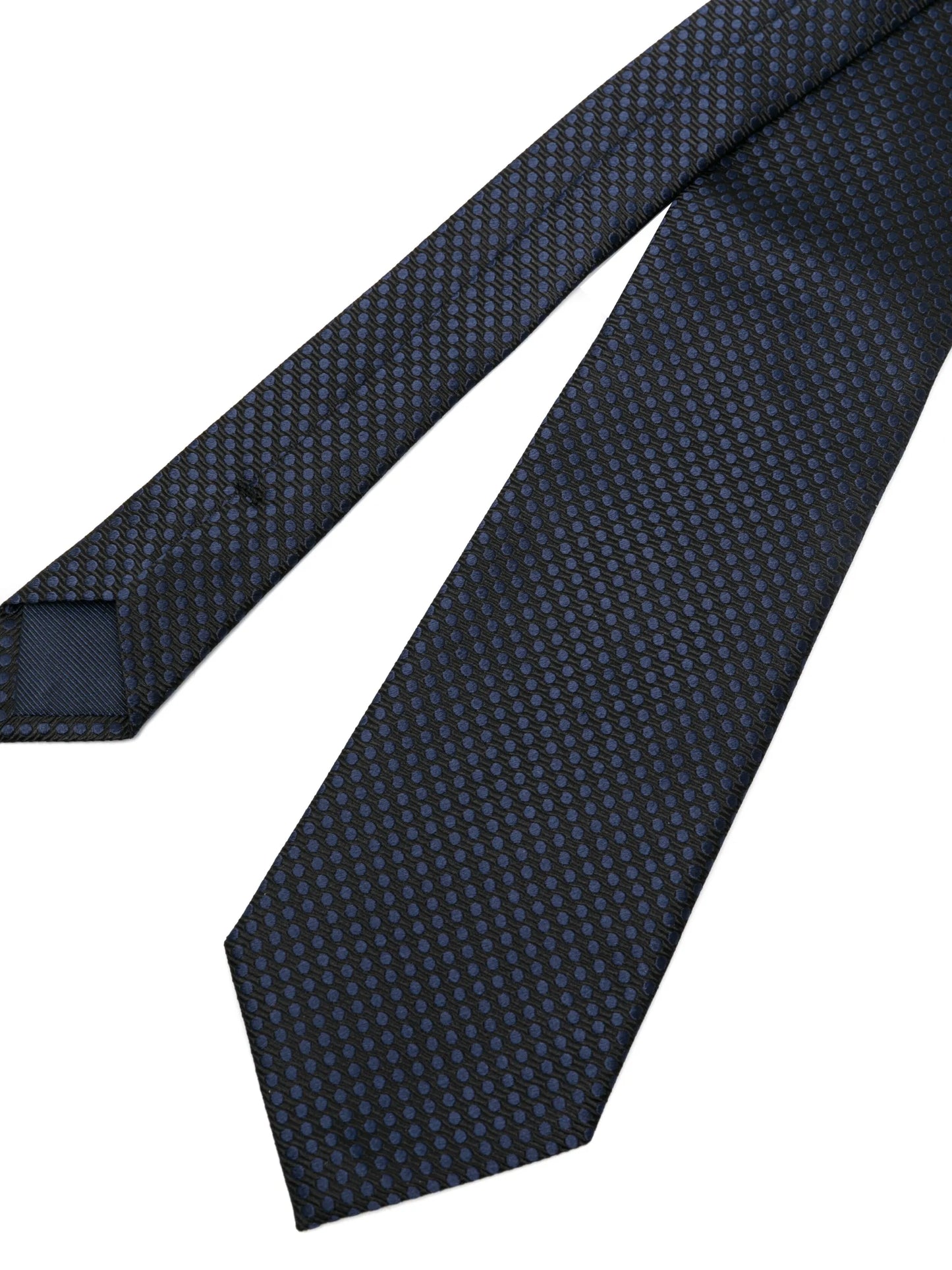 polka-dot silk tie