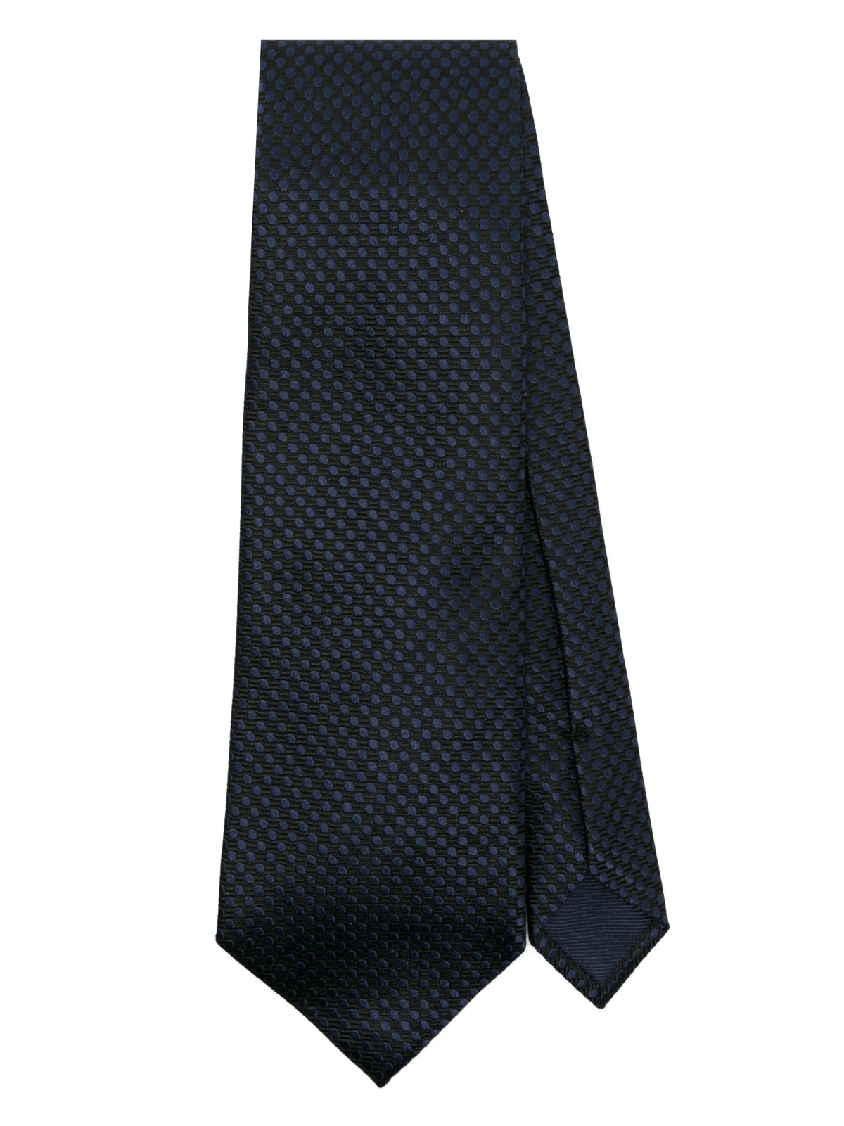 polka-dot silk tie