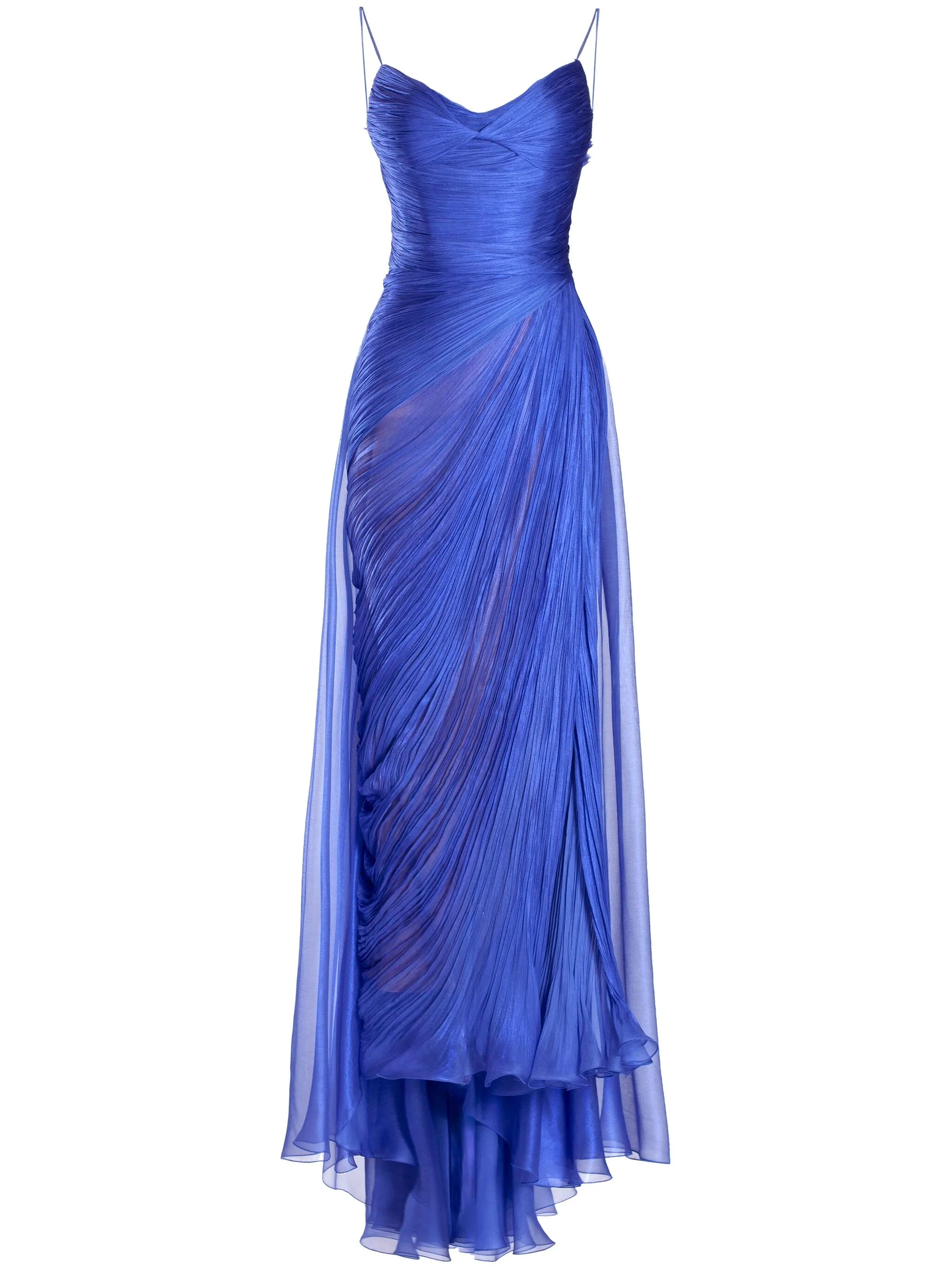 Lively plissé gown