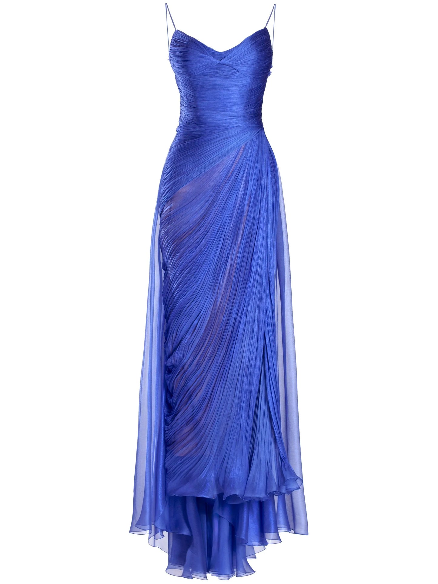 Lively plissé gown