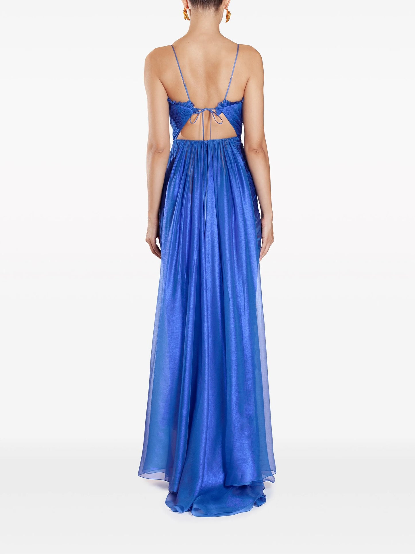 Lively plissé gown