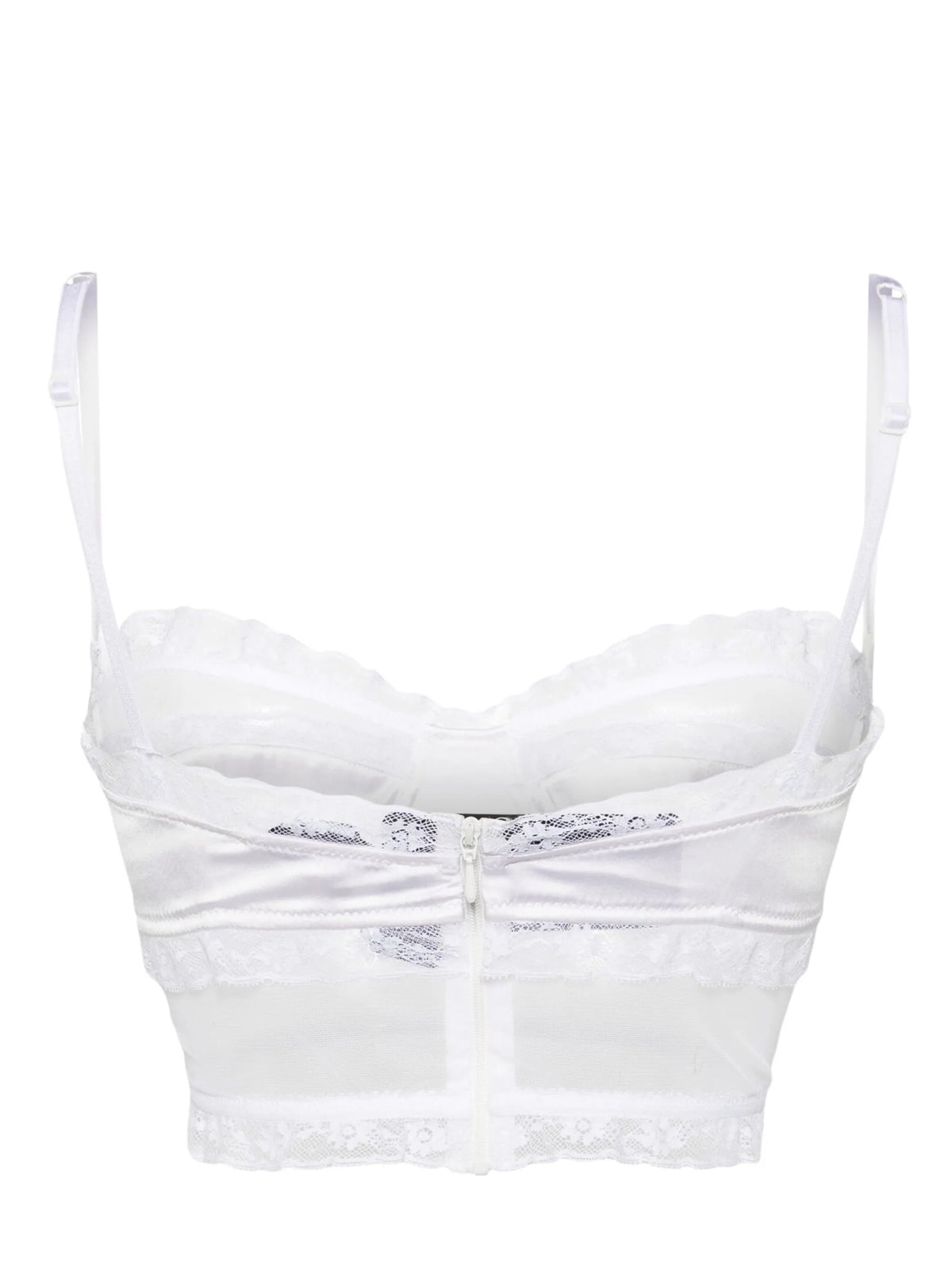 floral-lace balconette bra