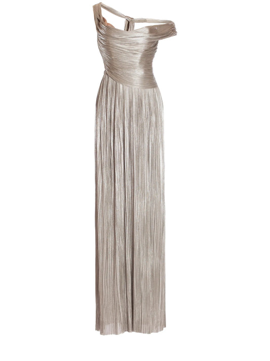Serene draped gown