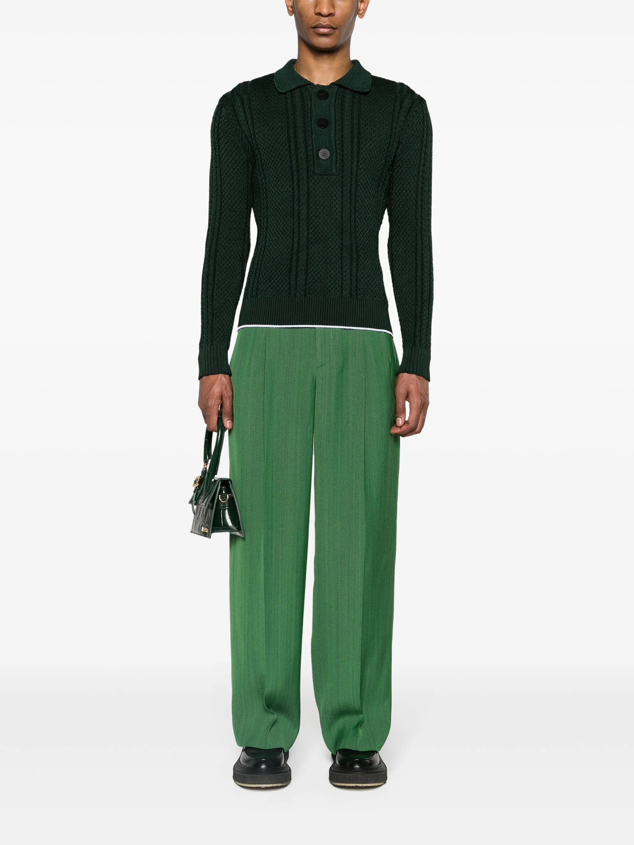 Le Pantalon Titolo wide-leg trousers