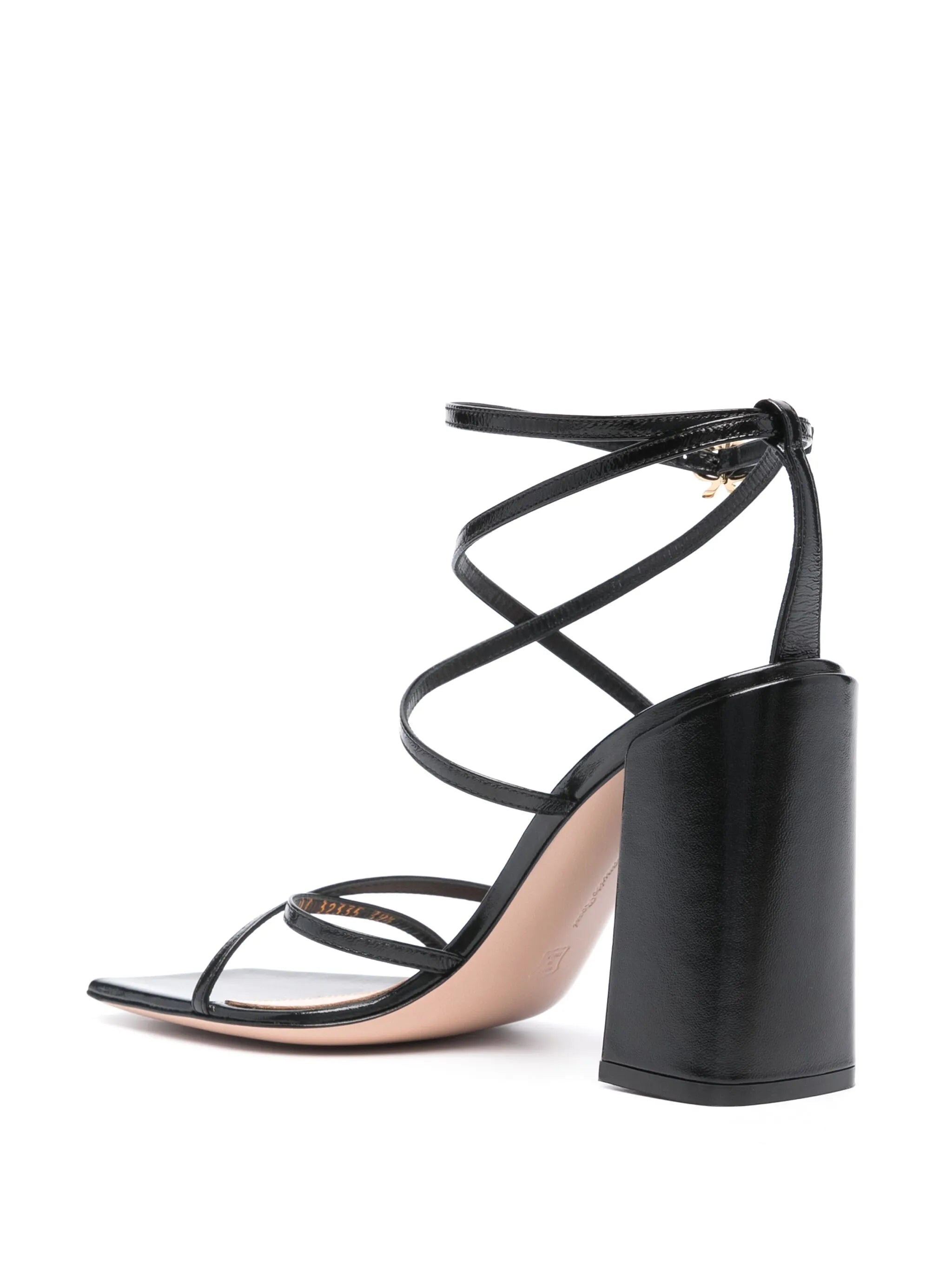 leather 105mm sandals