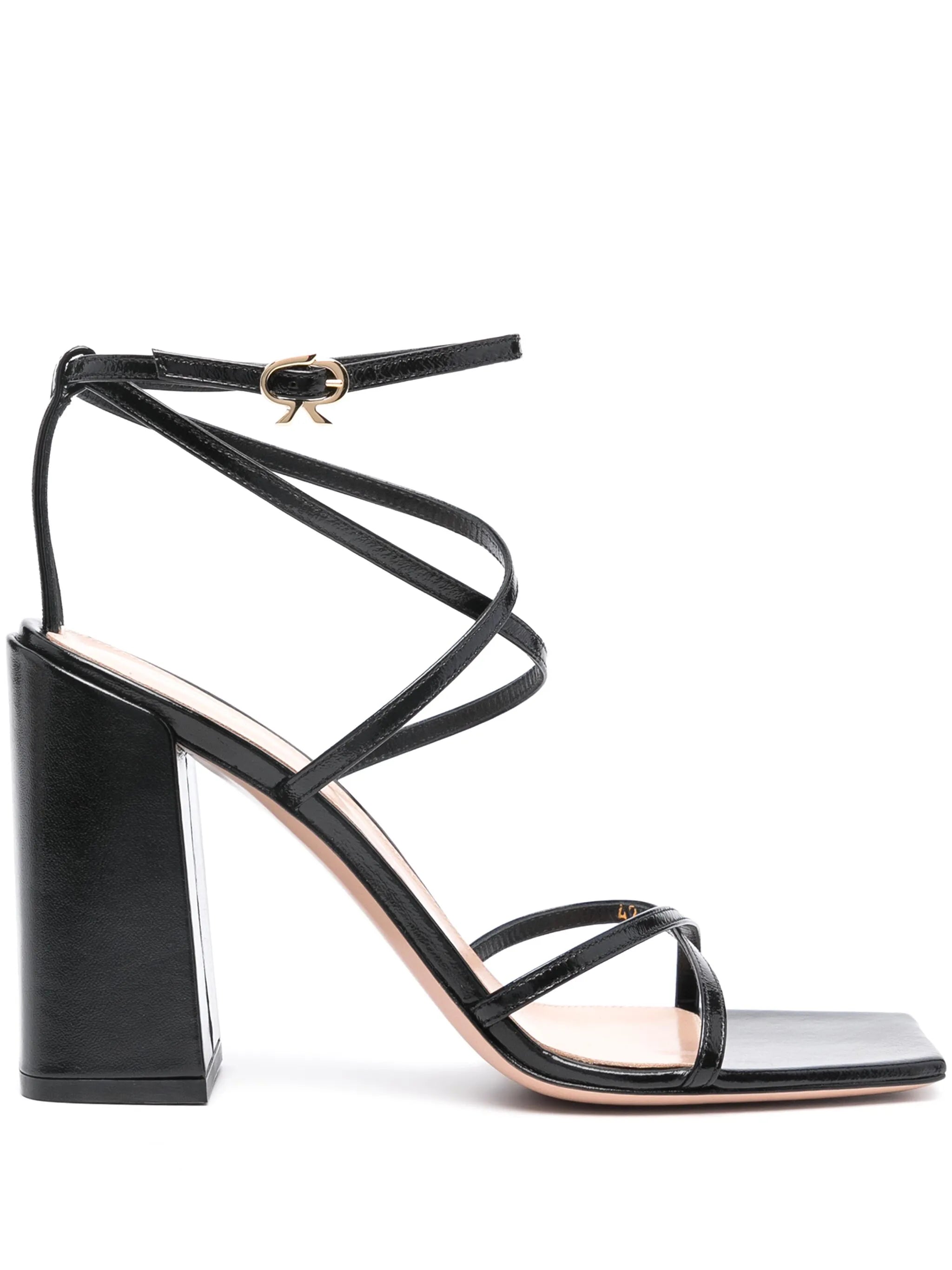 leather 105mm sandals