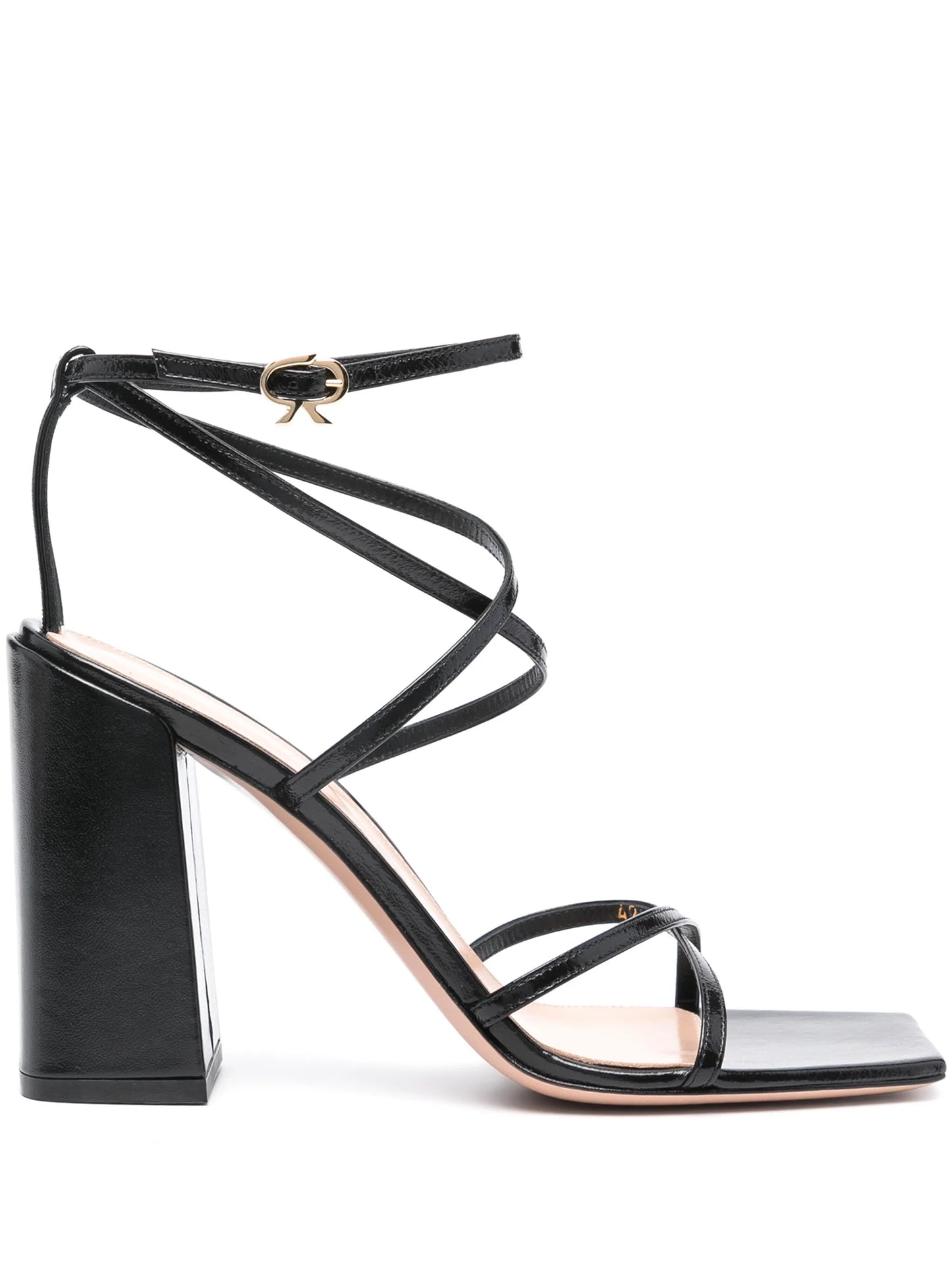 leather 105mm sandals