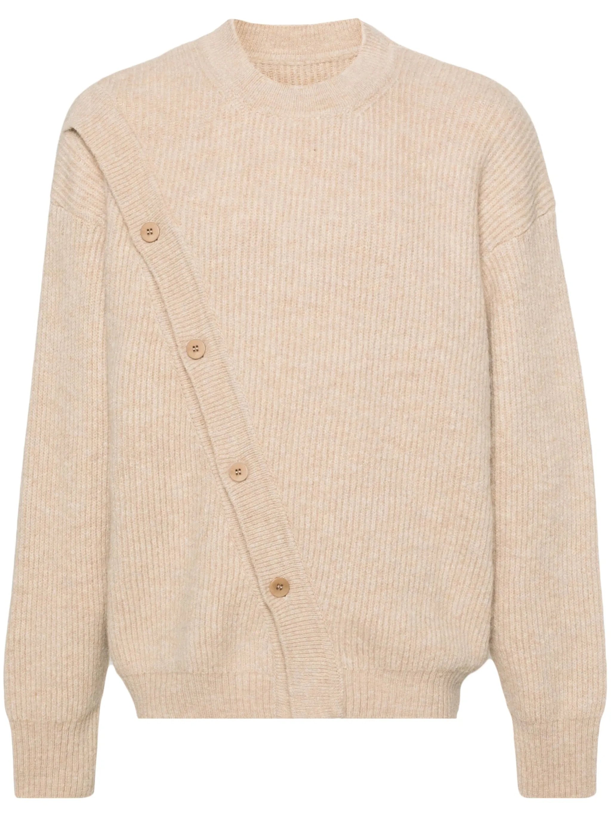 Le Cardigan Pau asymmetric jumper