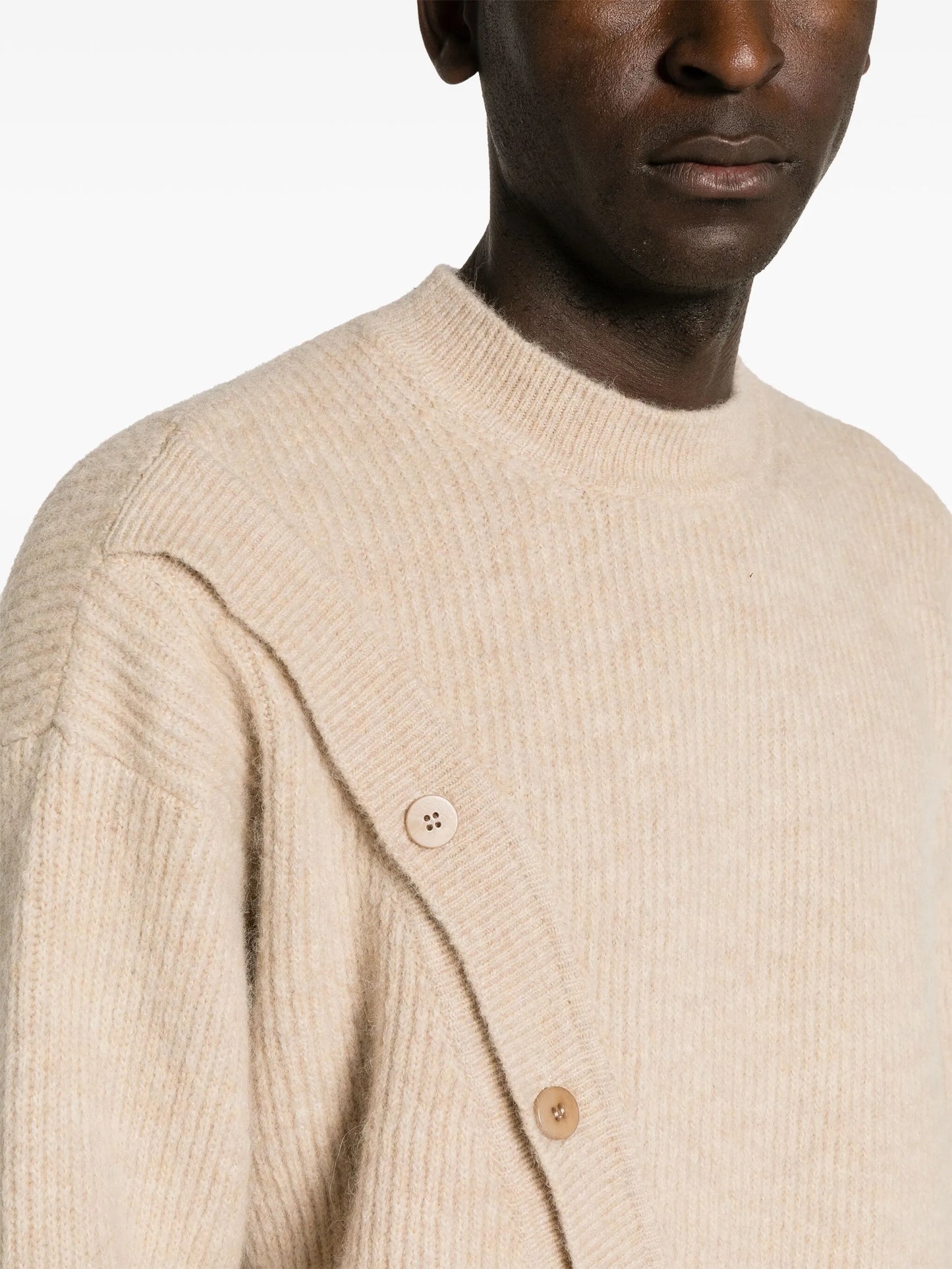 Le Cardigan Pau asymmetric jumper