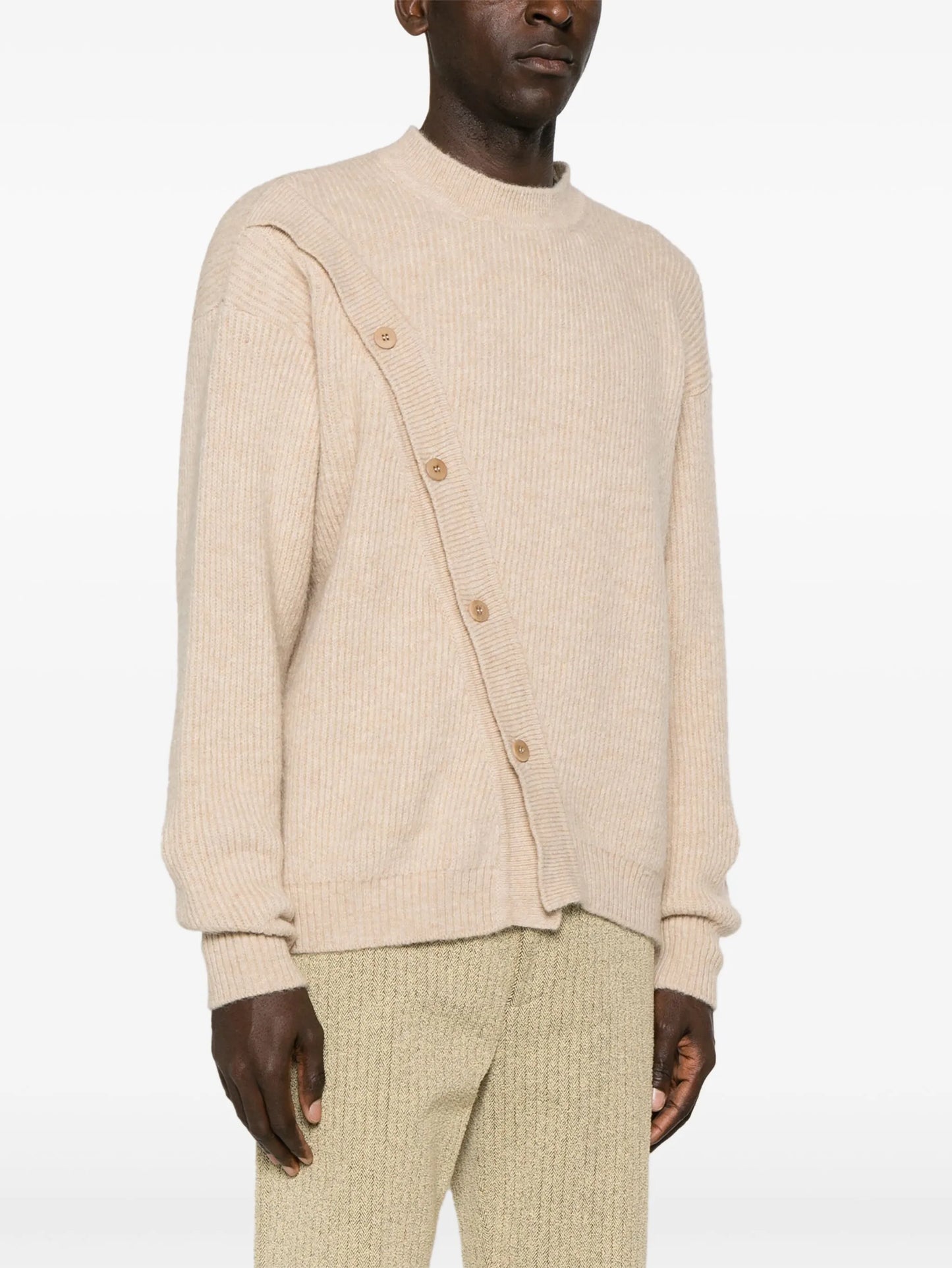 Le Cardigan Pau asymmetric jumper