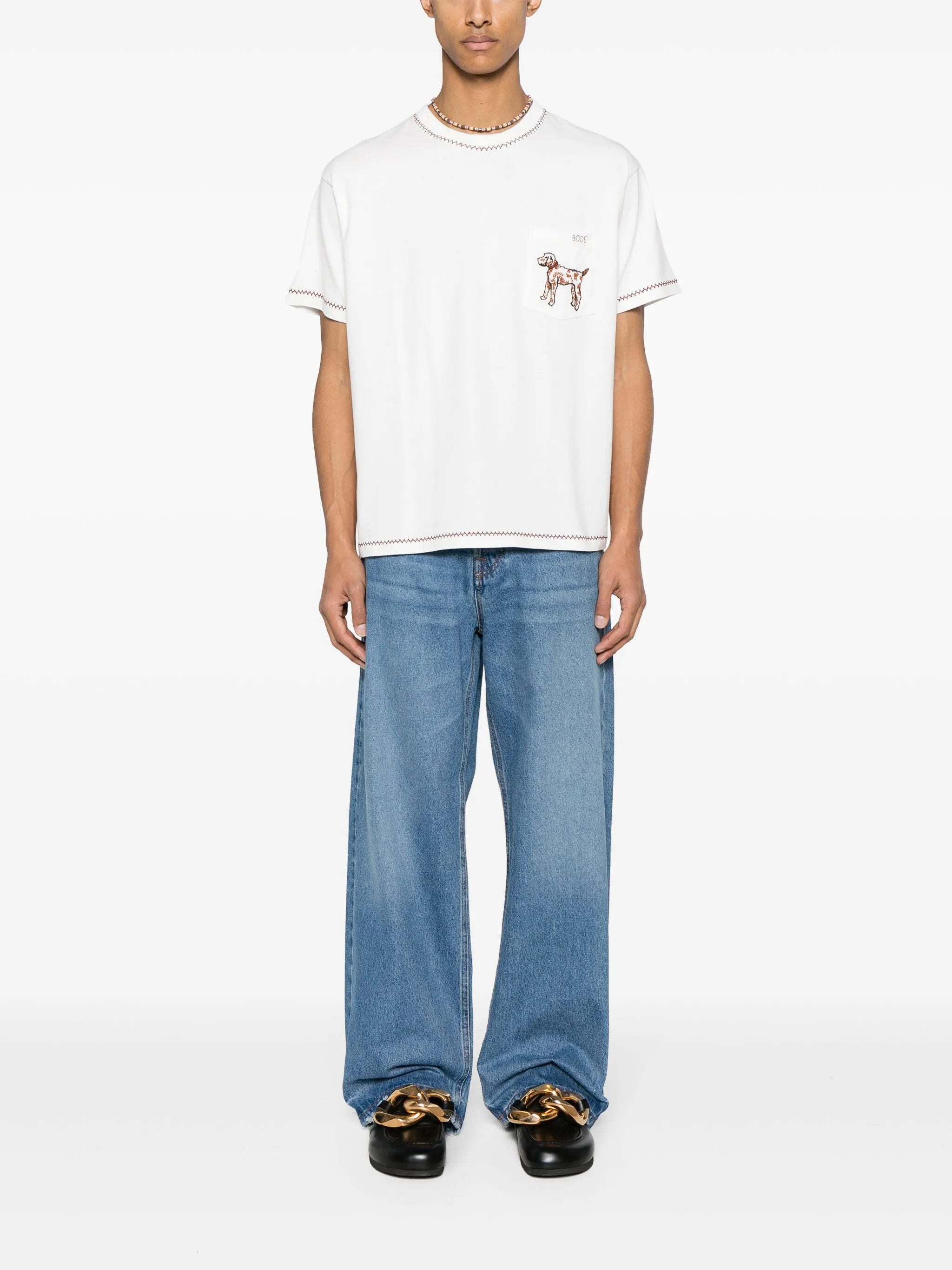 Le de Nîmes wide-leg jeans