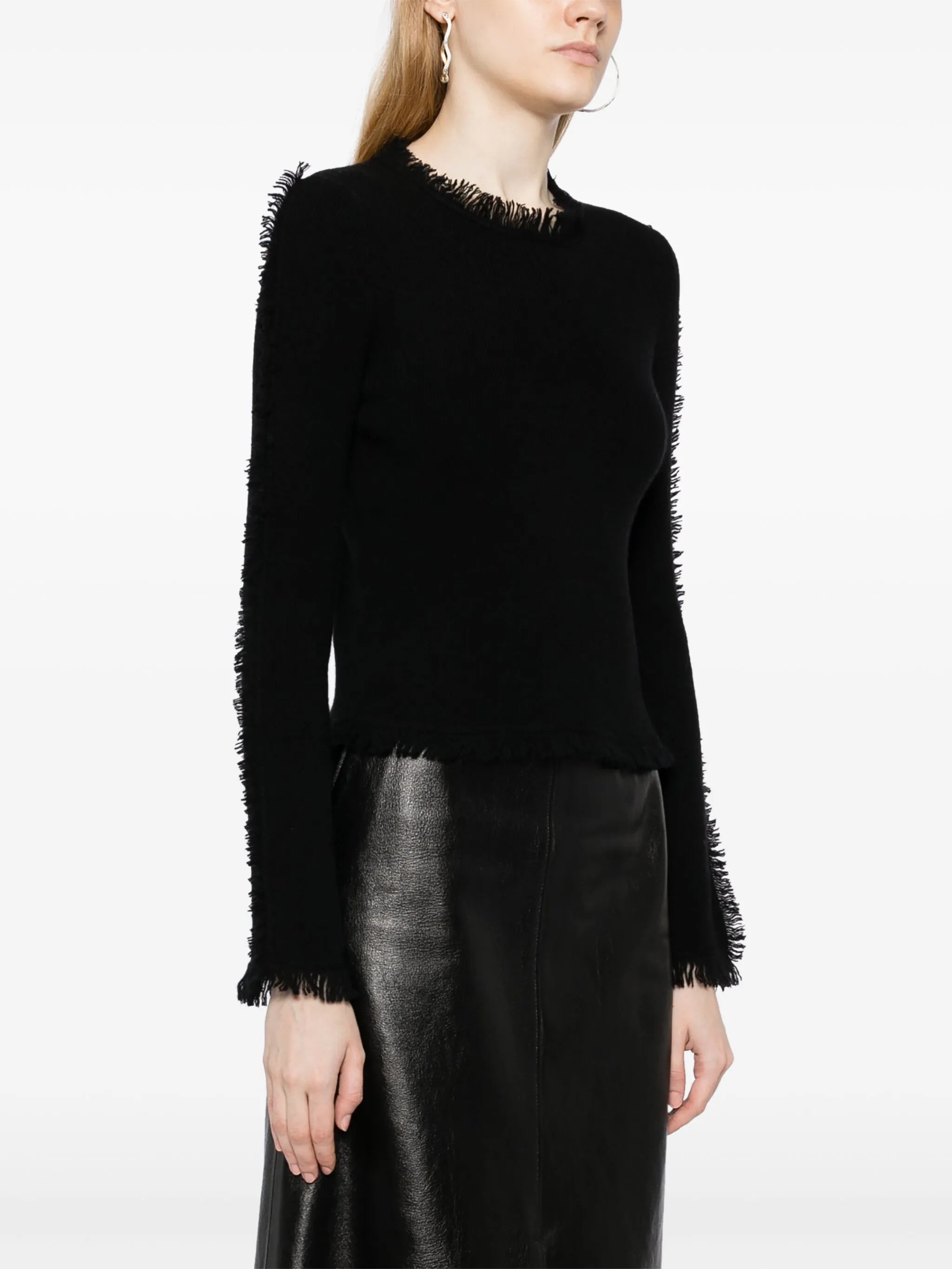Jae fringed cashmere top