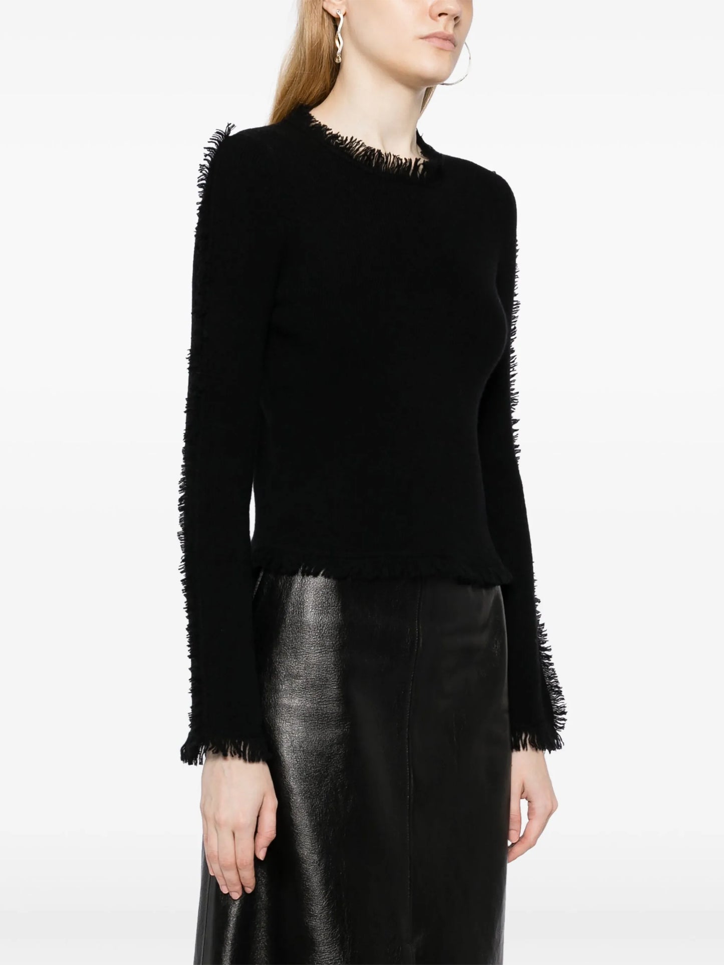 Jae fringed cashmere top